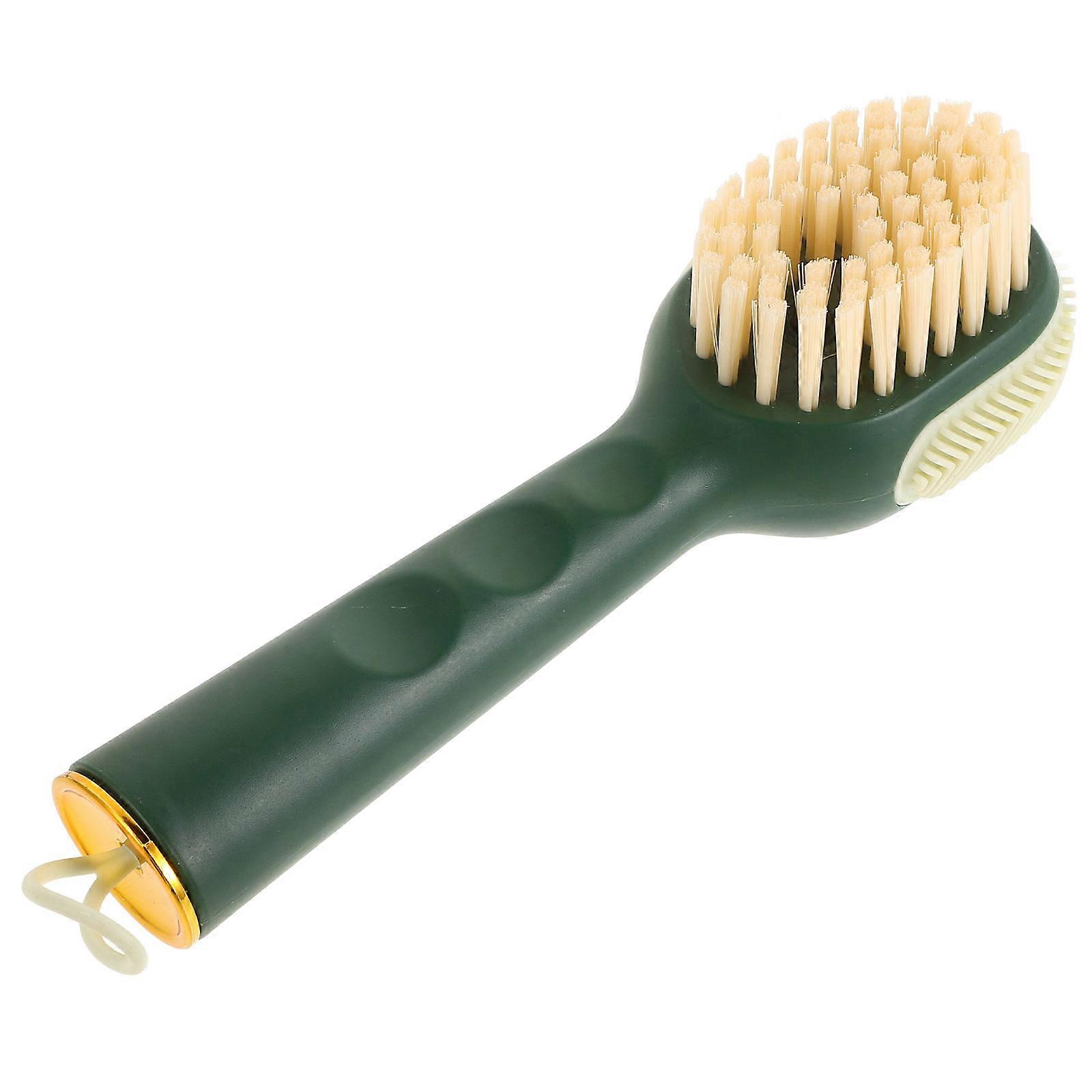 Multifunctional Liquid Shoe Brush With Soft Bristles For Cleaning Shoes And Clothes Hangable Design Wet and Dry Use 1Set