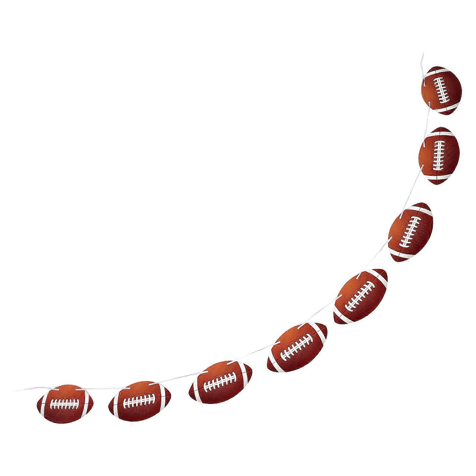 Sure! Here's a polished and engaging product description for your **Rugby Themed Party Decorations Hanging Banner**:
**Rugby Themed Party
