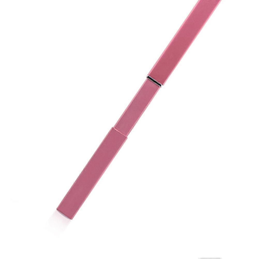 The **Retractable Lip Brush Applicator with Nylon Fiber** housed in a **Pink Metal Tube** is a portable and precision focused makeup tool designed