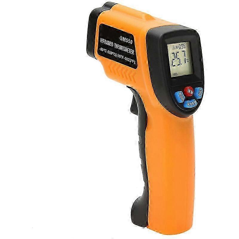 Bærbart infrarødt termometer - Berøringsfritt digitalt pyrometer LCD-laser