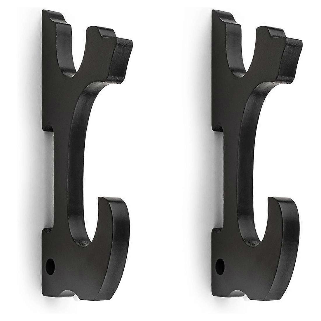 Sword Wall Mount 2/Set 1-Tier Padded Hook Katana Holder,2-Tier
