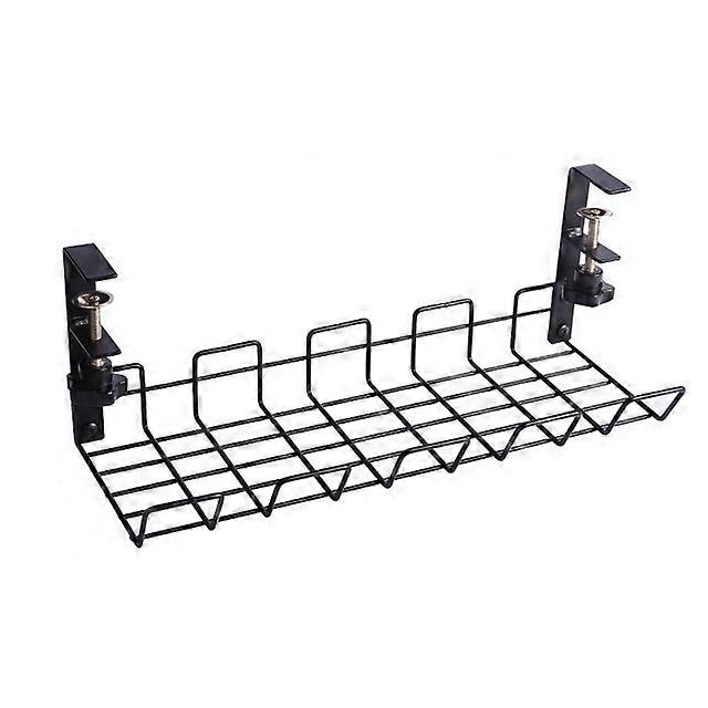Kabelmanagement Unter Schreibtisch Unter Schreibtisch Kabelführungstablett Home Storage Rack Schwarz