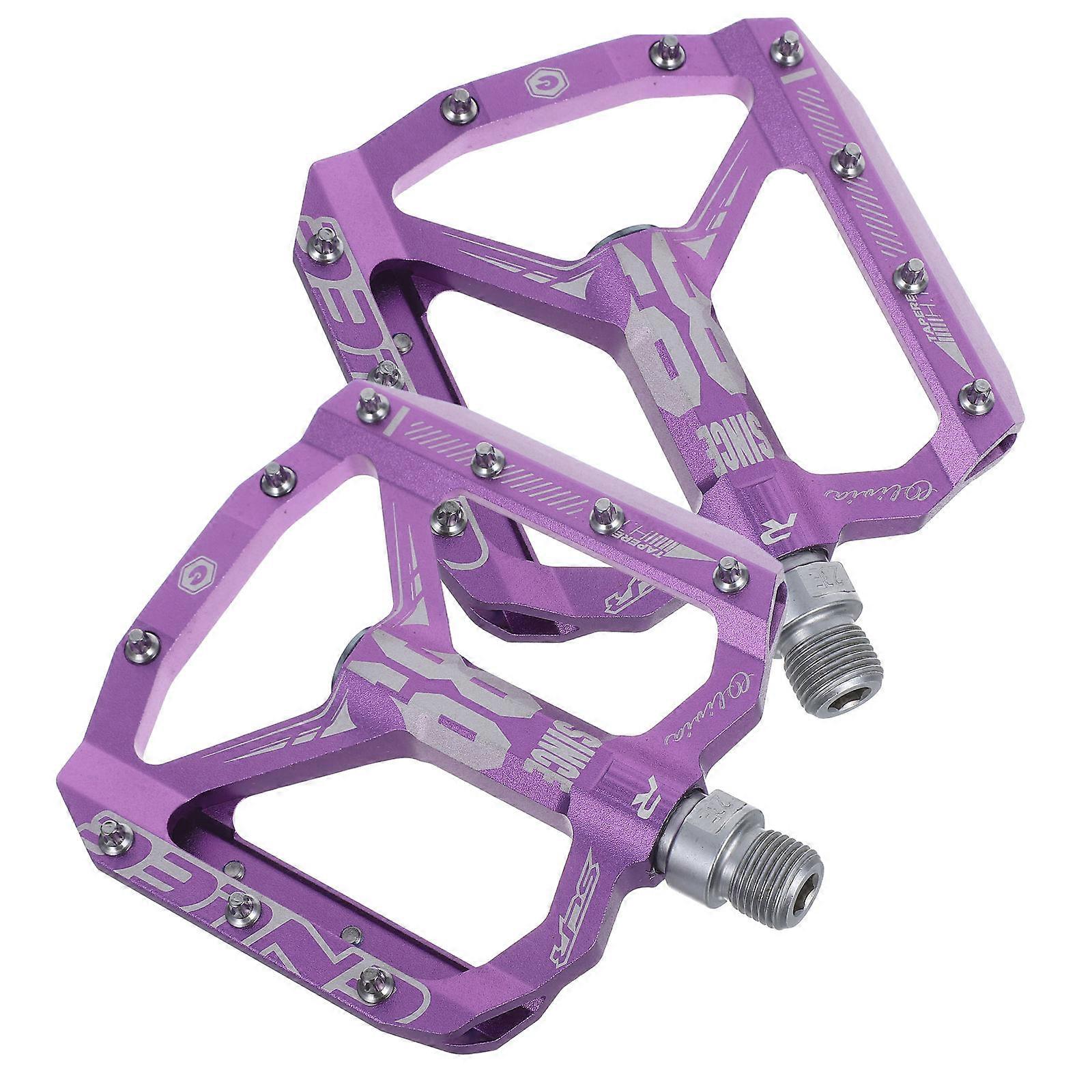 Πορφυρό πεντάλ πλατφόρμας για τα παιδιά και 12.40x10.00x0.70CM σταθερή ιππασία 1 ζεύγος