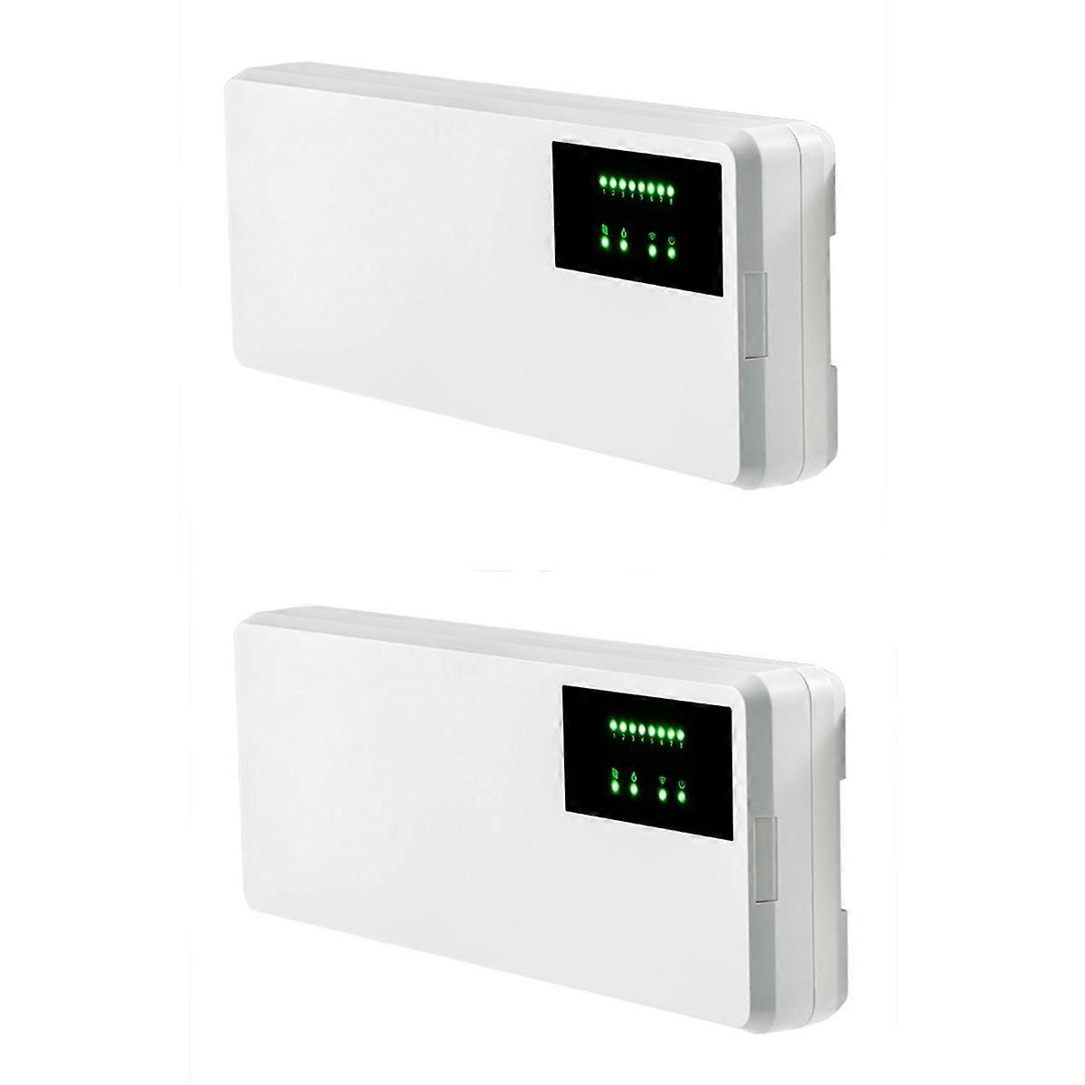 2X 8 Channel Concentrator Hub Controller Electric Valve Control Box for Underfloor Heating System Te