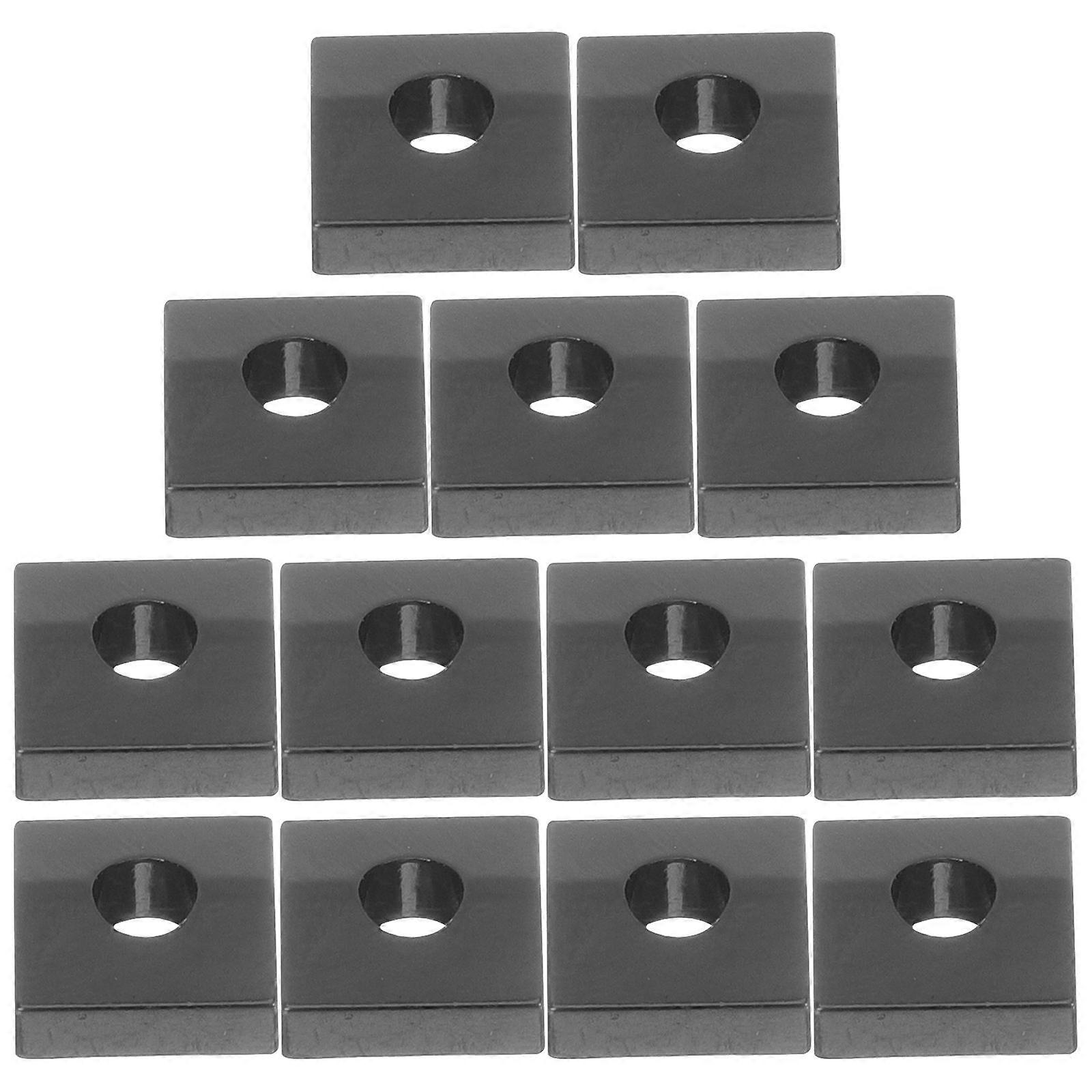 Guitar Accessories Kit Electric Guitar Locking Nut Clamp for Guitarists 1.1x1.1cm 15Set