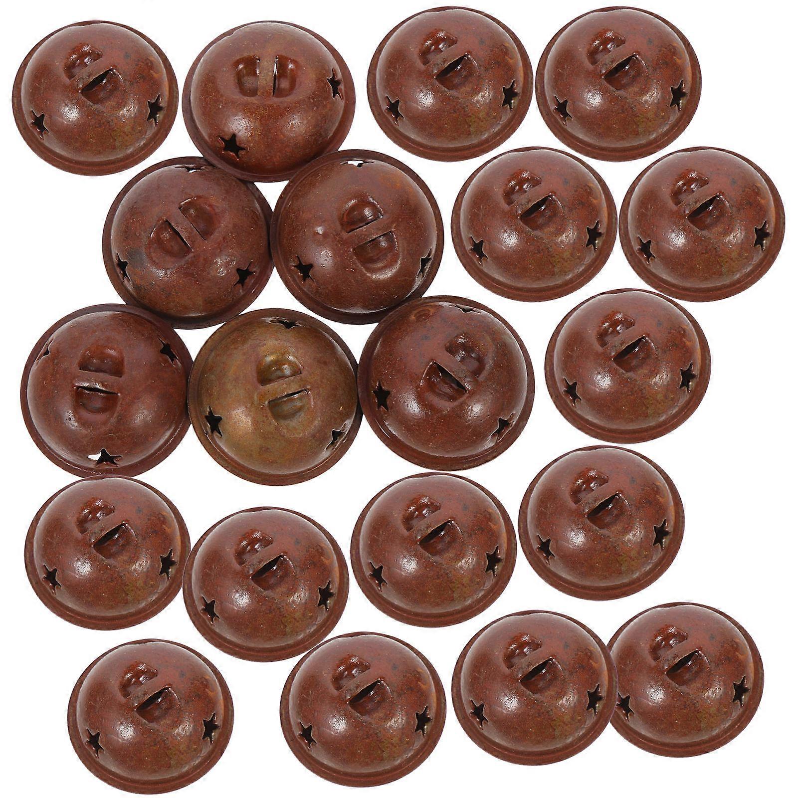 Decorative Bell Metal Bell with Star-Shape Cutouts for Halloween Costume 50Pack