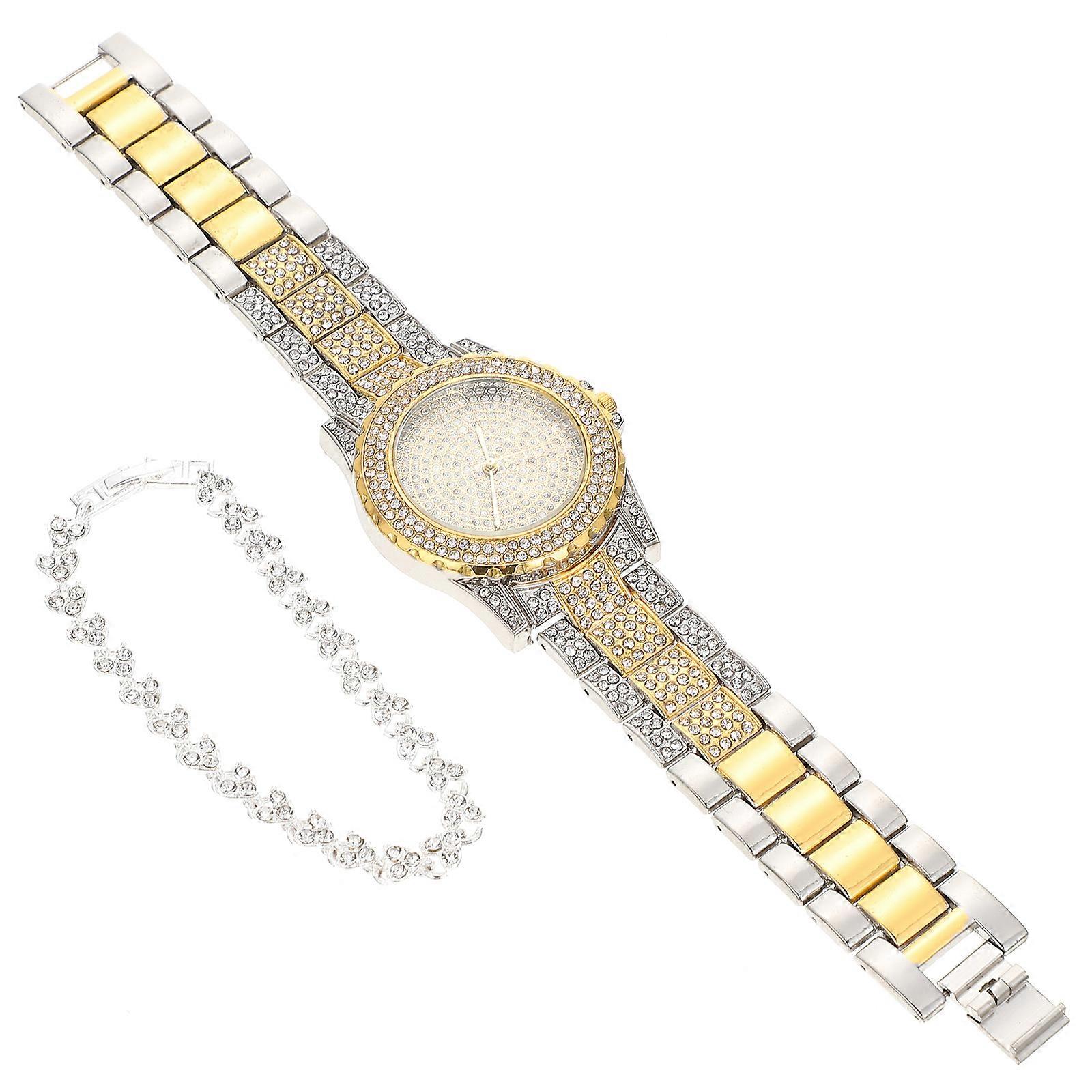 Watches Bracelets Women's Watch Set Fashionable Quartz Movement Precise Time Reading 1Set