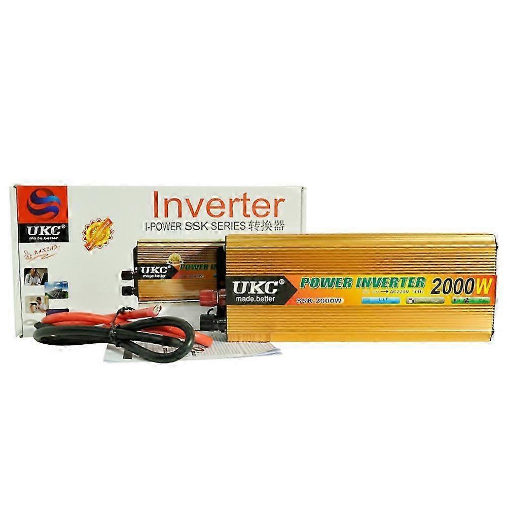 Car Power Inverter 500W 1000W 2000W Transformer Universal Socket DC 12V to AC 220V Voltage Converter
