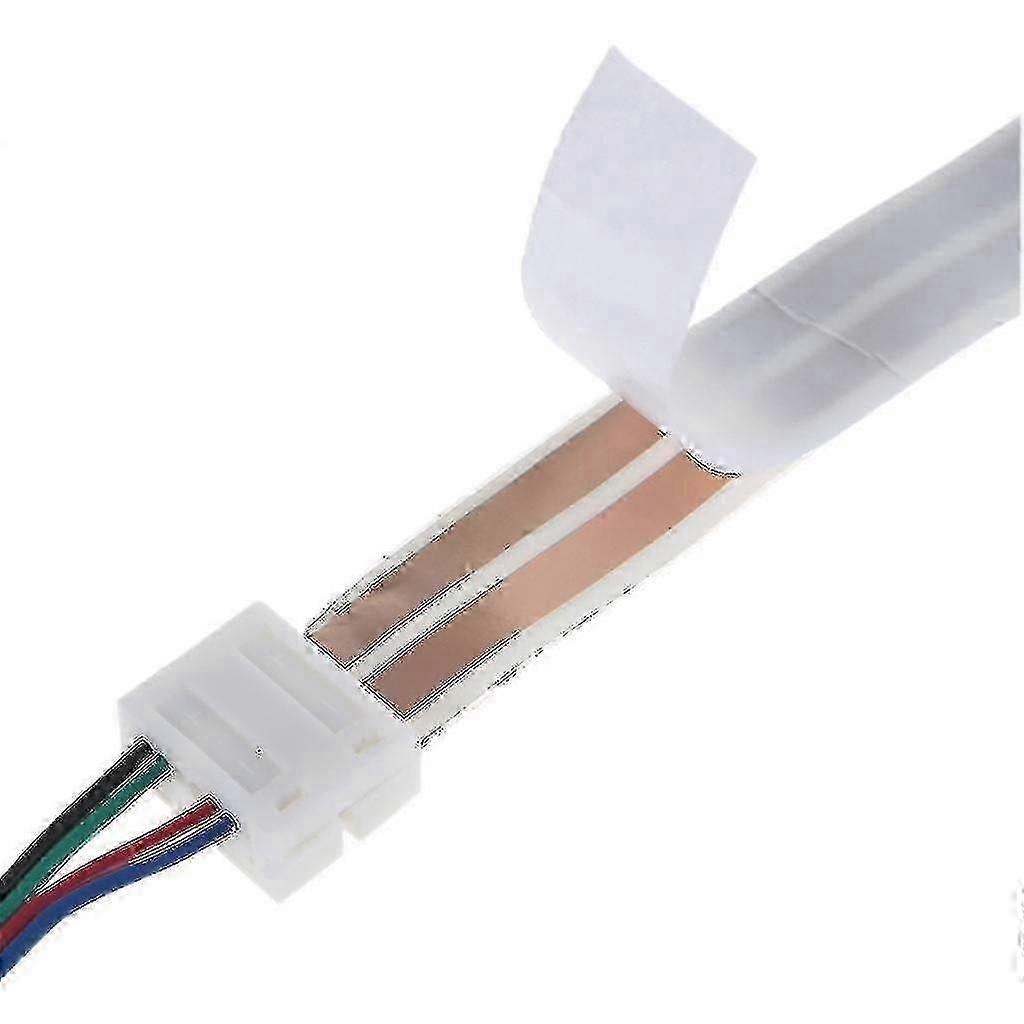 16awg Hidden Flat Electric Cable 2 Conductor Adhesive Backing Copper Wire 1-10m