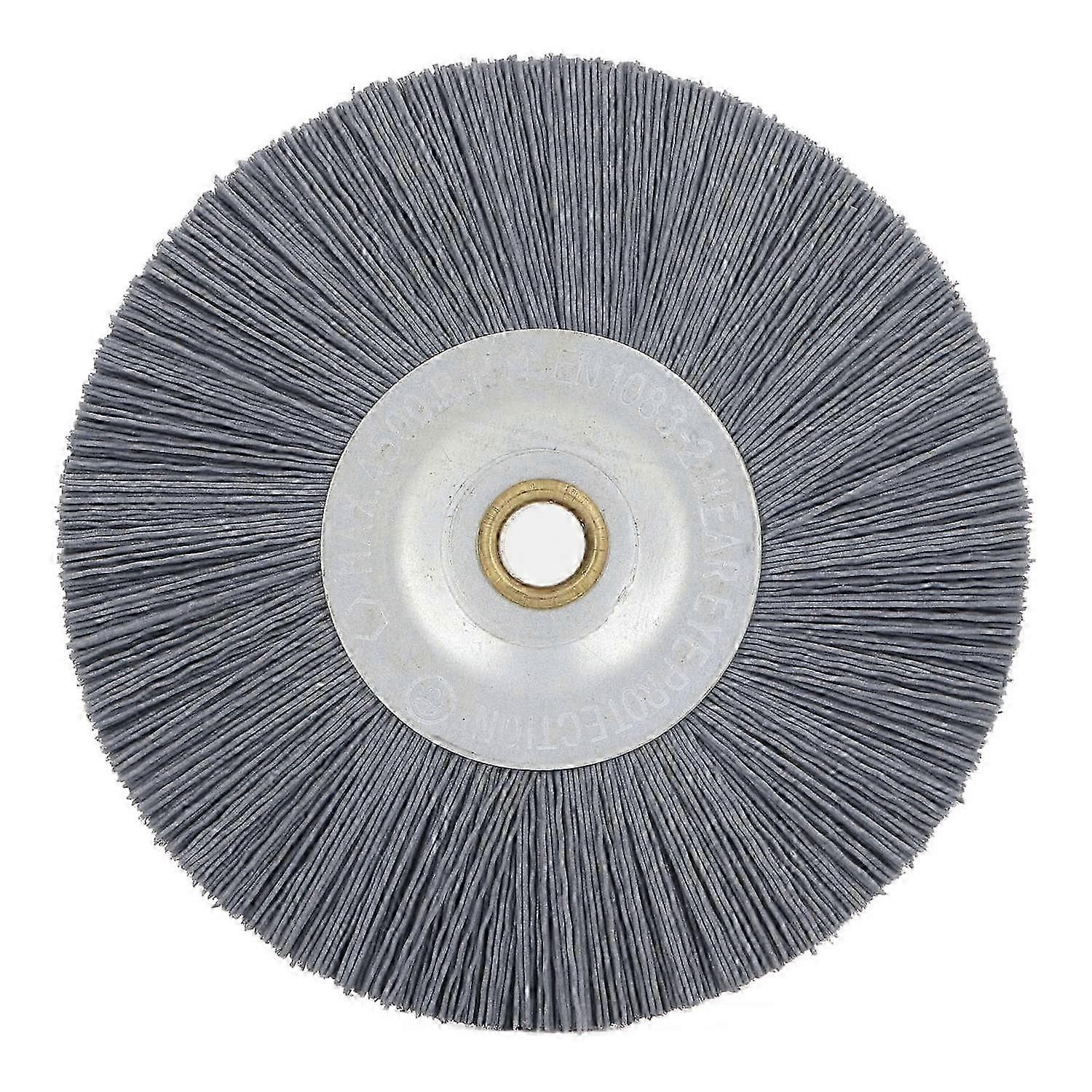 Key Machine Deburring Brush 120mm OD 10mm ID 15mm Thick Soft Nylon Bristles Key Cutting Machine Brus