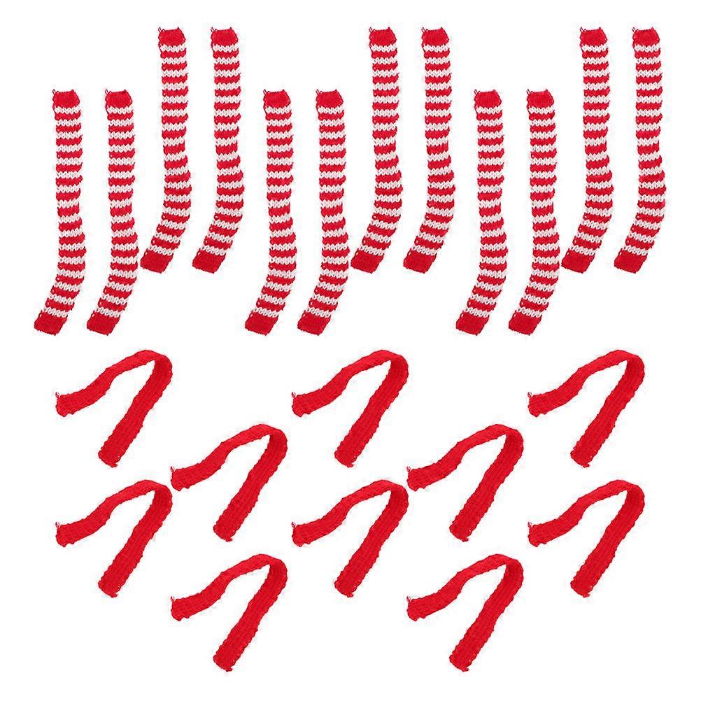 20pcs Mini Scarves for Toy Figurines Creative and Delicate Party Decorations