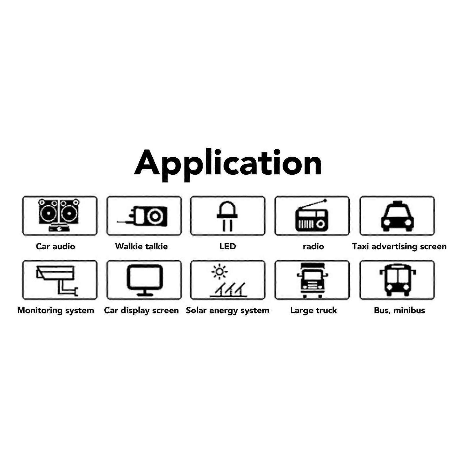 DC 24V to 12V Step Down Converter Voltage Reducer Converter with Temperature Control for Cars Trucks RVS SUVs Buses 80A