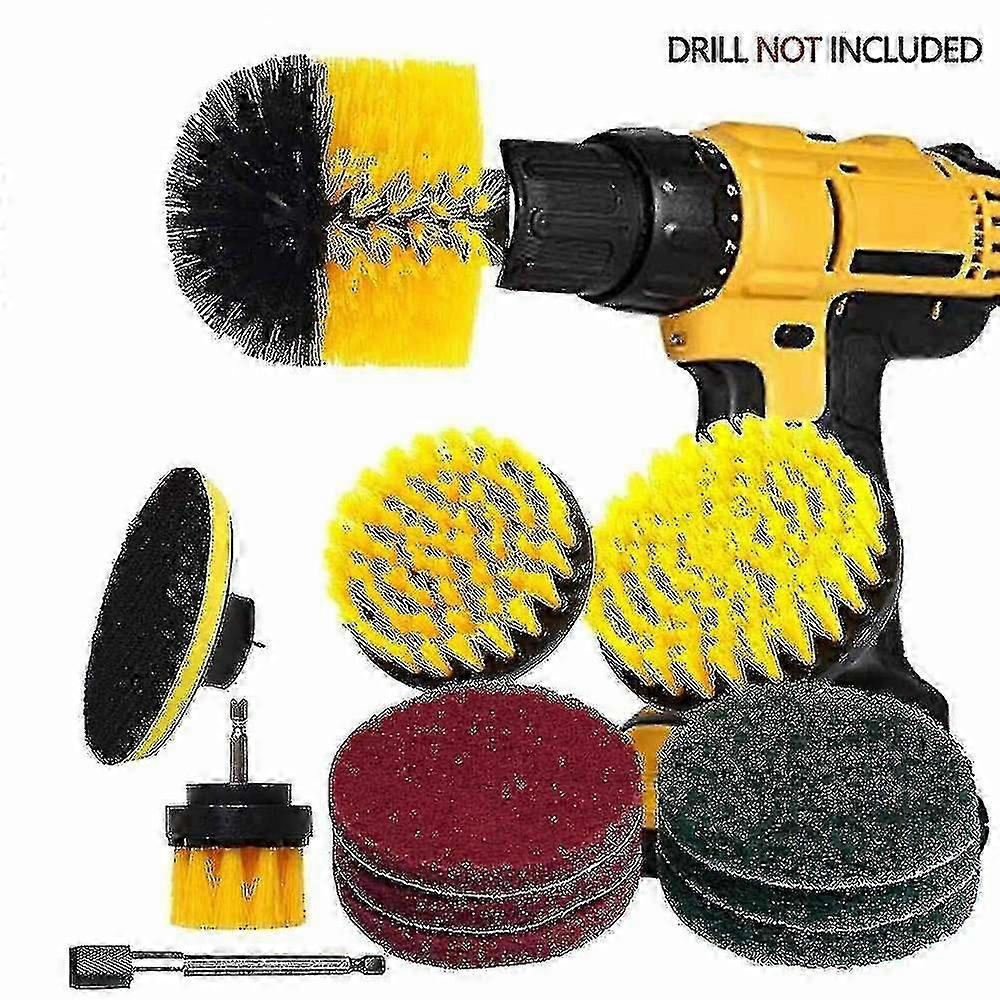 Power Scrubber Drill Brush Attachment Kit for Deep Cleaning