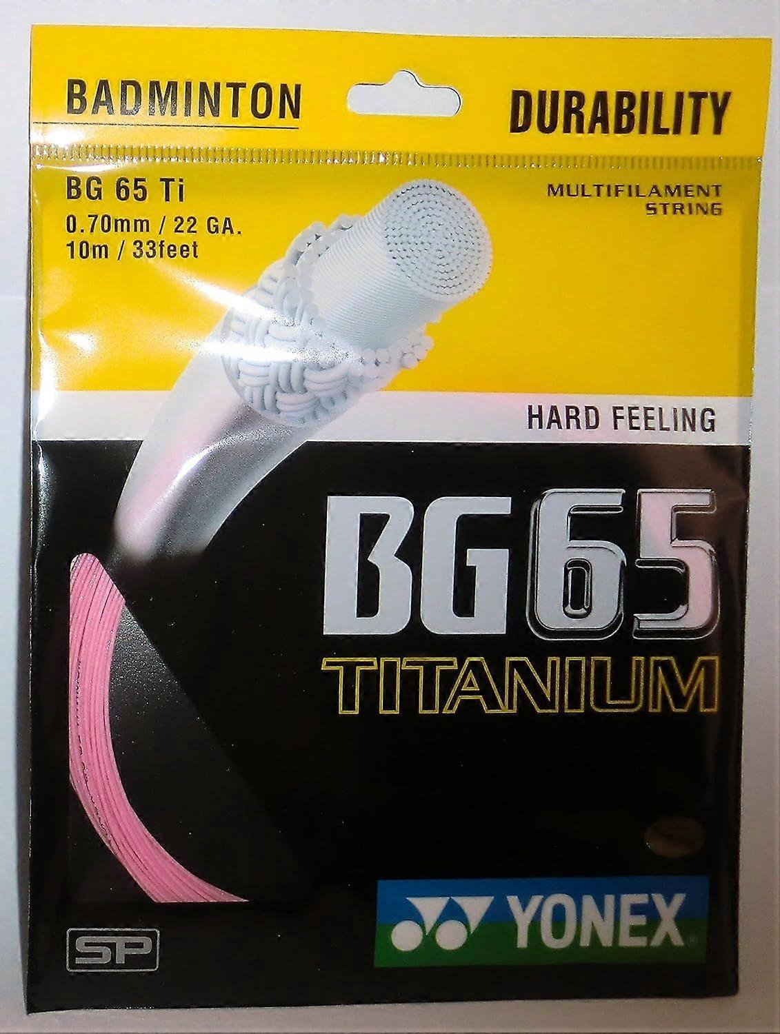 BG65Ti Badminton String Set  Pink