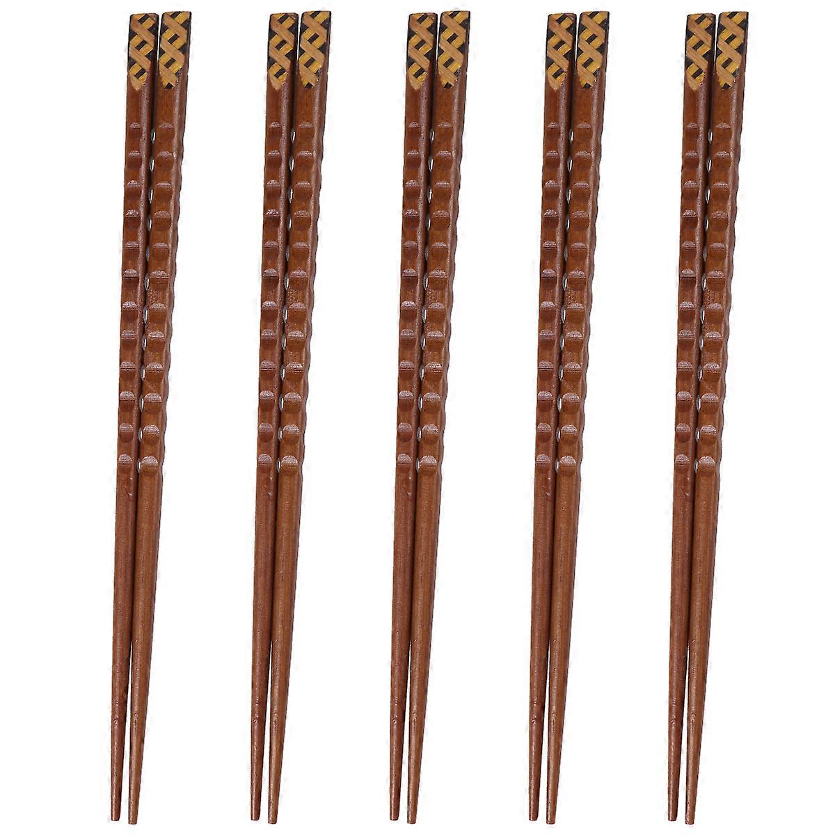Chopsticks Set Daily Use Tableware 23x1CM 5 Pairs