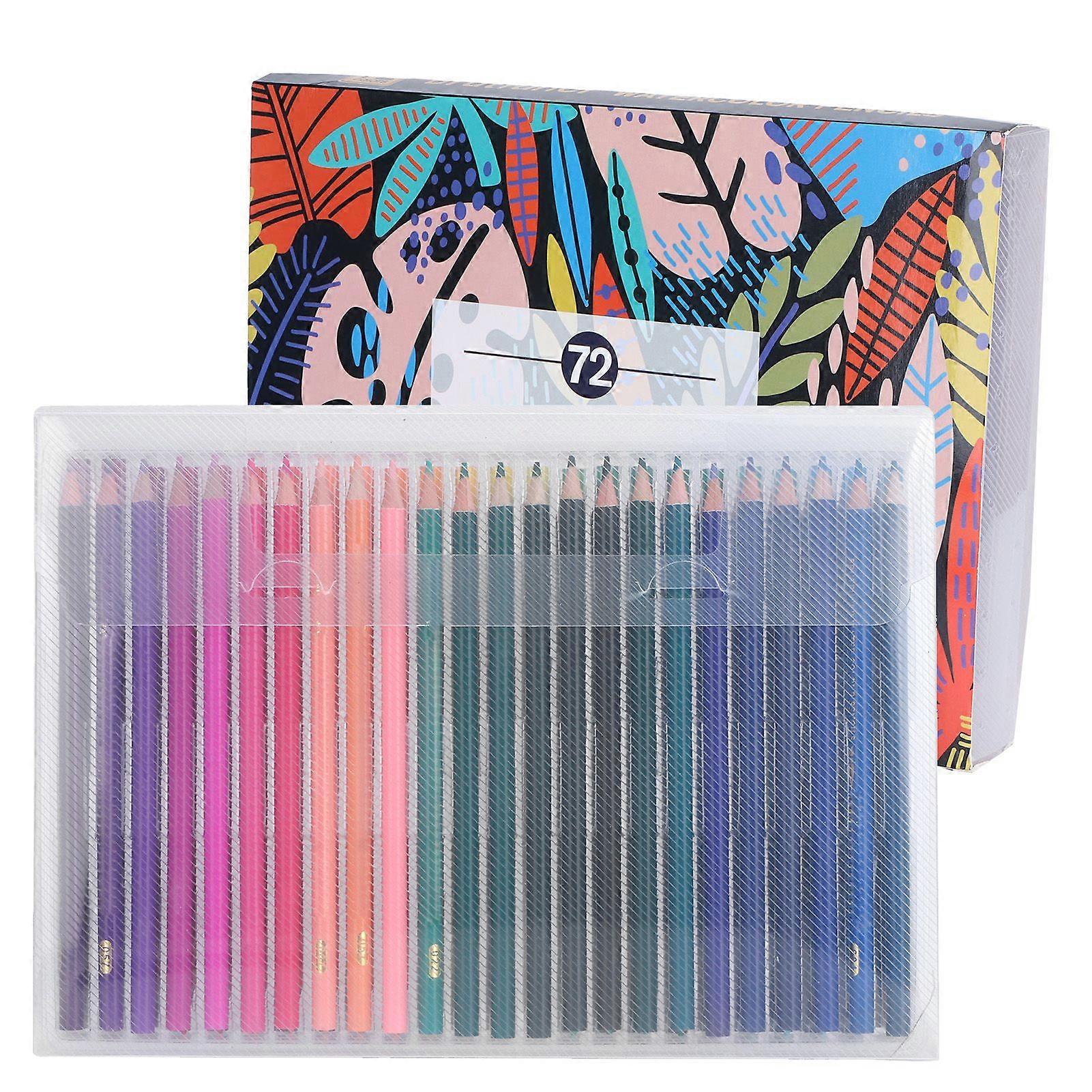 2025 Último modelo 72Pcs Juego de lápices de colores Multicolor Lápiz soluble en agua para