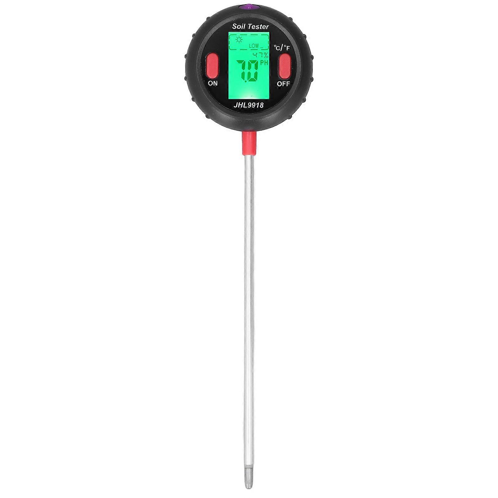 Soil Moisture 5 in 1 Multifunctional High Accuracy Wide Application Stable Durable Soil PH Meter