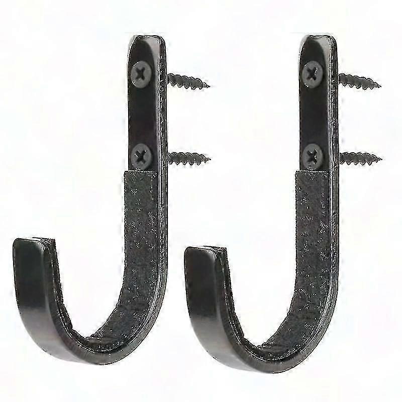 2Pcs Simple Design Wall Mount Gun Hangers