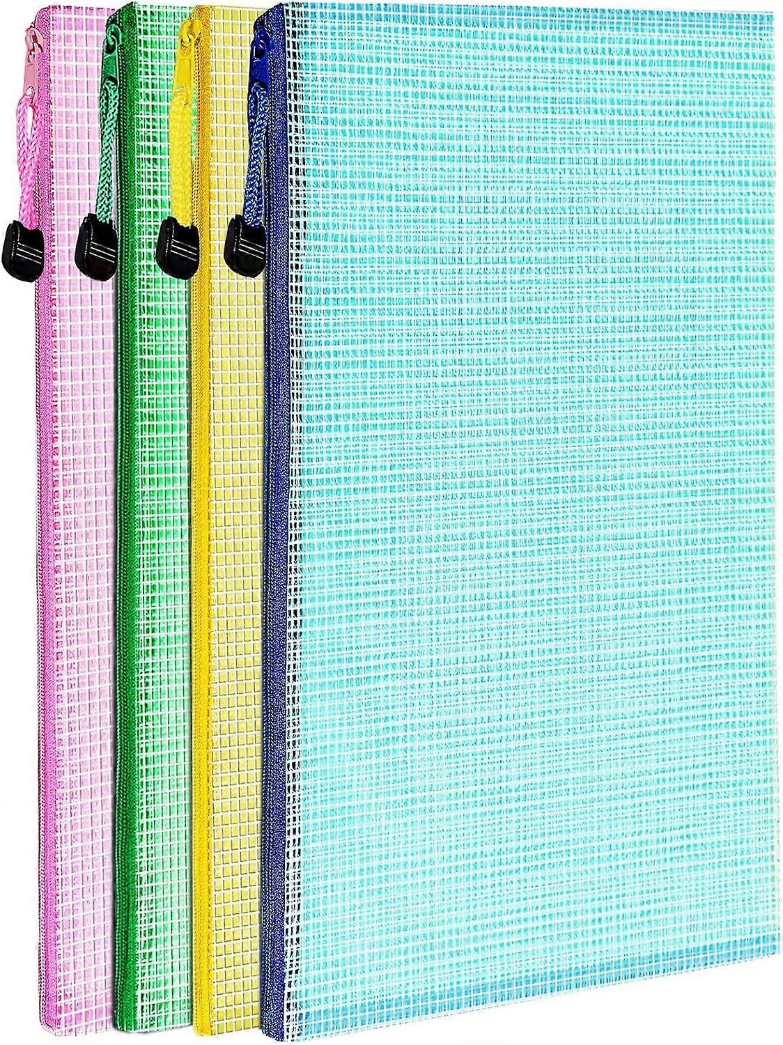 Mesh zipper pocket, 4 mesh pockets