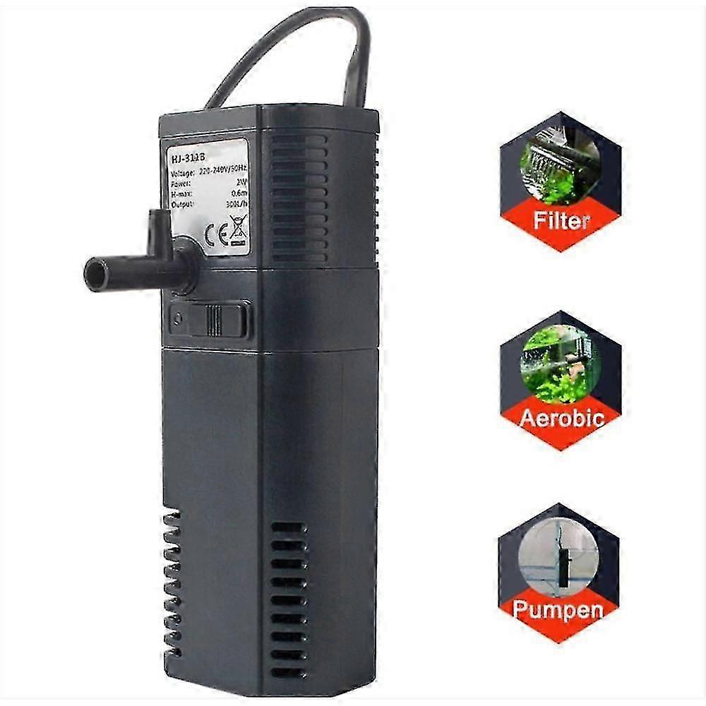 2025 Latest Model Aquarium Filter Internal Filter Internal Filter Pump with Spray Rod for