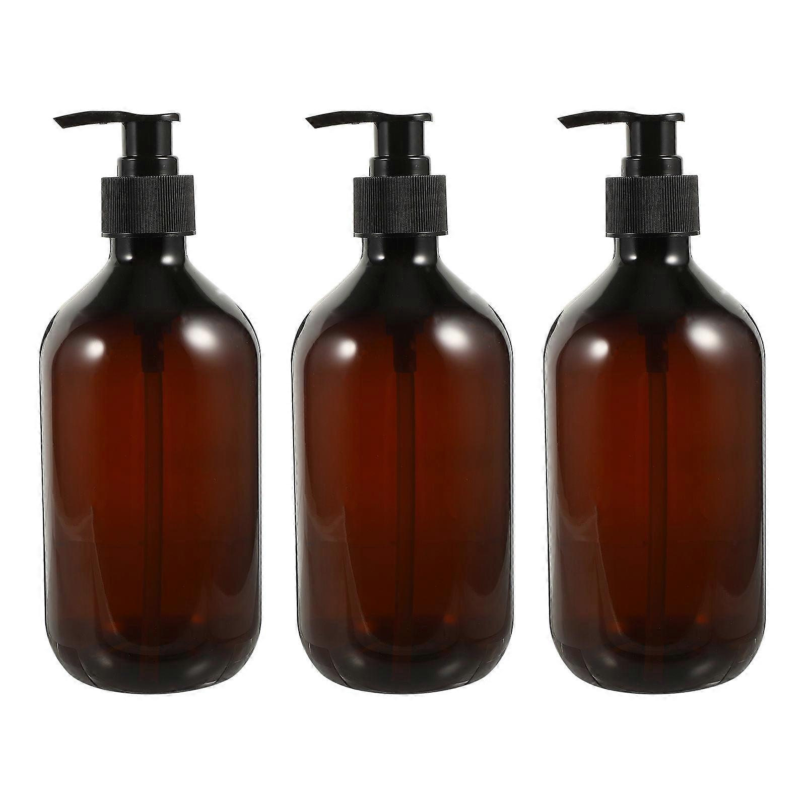 Lotion Dispenser Bottles Hand Bottles Liquid Control Daily Use Travel 400ml 3Pcs