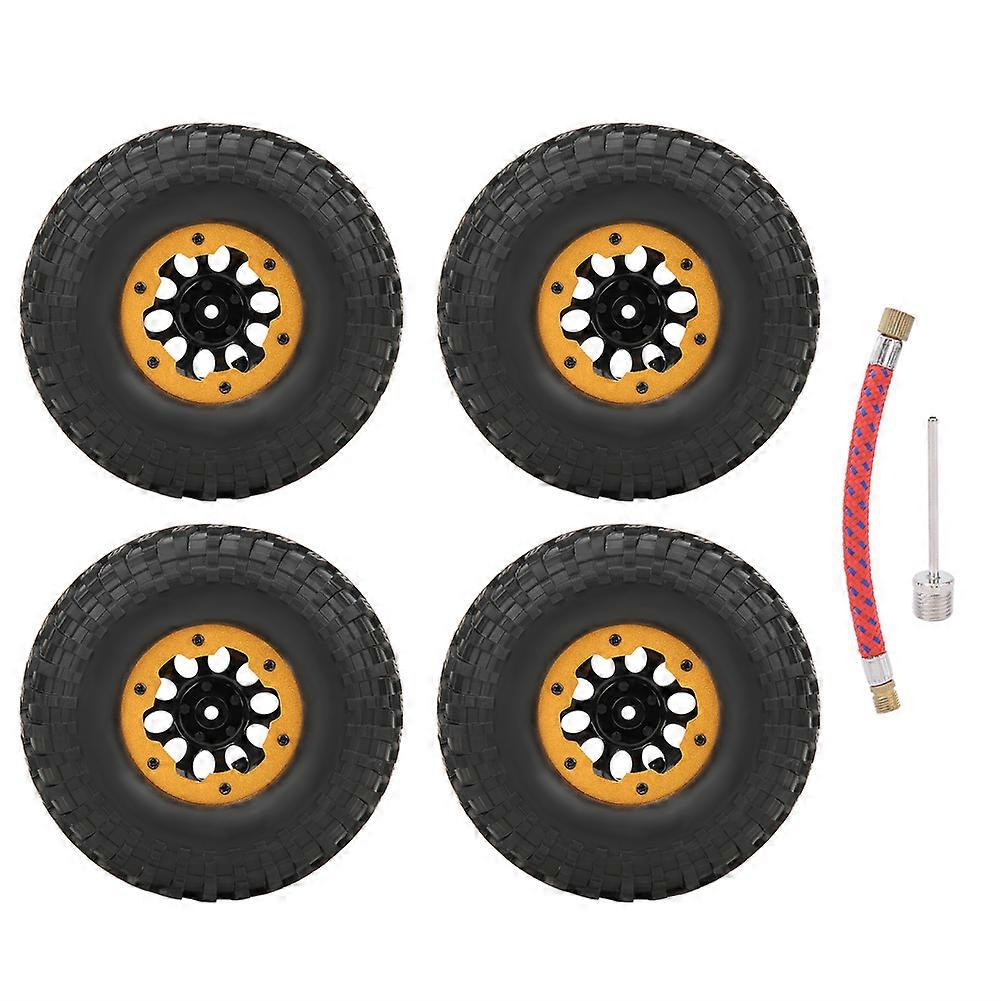 1.9inch 102mm διογκώσιμο εξάρτημα ανταλλακτικών αναβάθμισης ελαστικών για το αυτοκίνητο 1/10 RC (χρυσό BA19202)