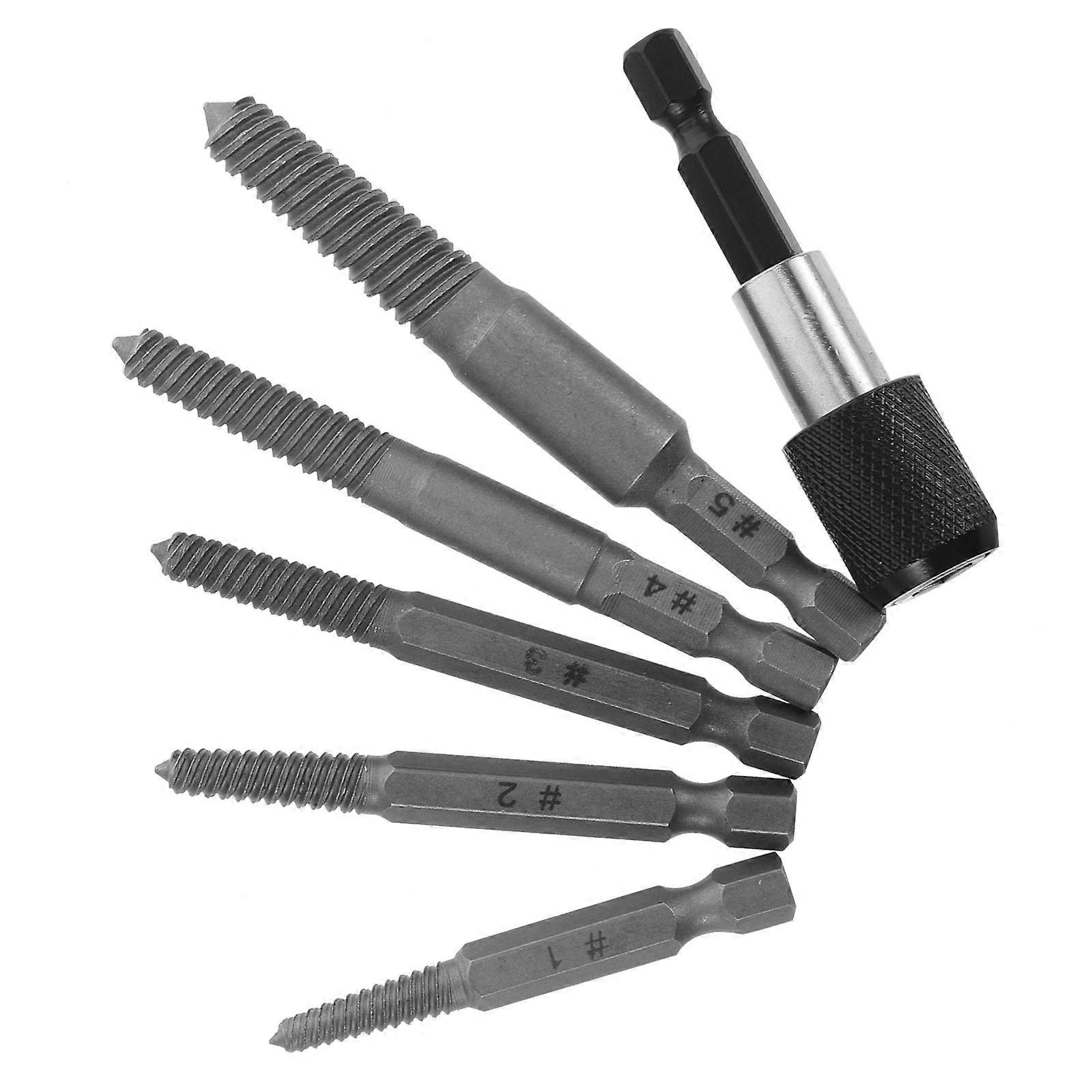 Bolt Extractor Kit Water Screw Remover for Stripped Damaged Screws Versatile Tool for Home Repairs and DIY Projects with Assorted Sizes