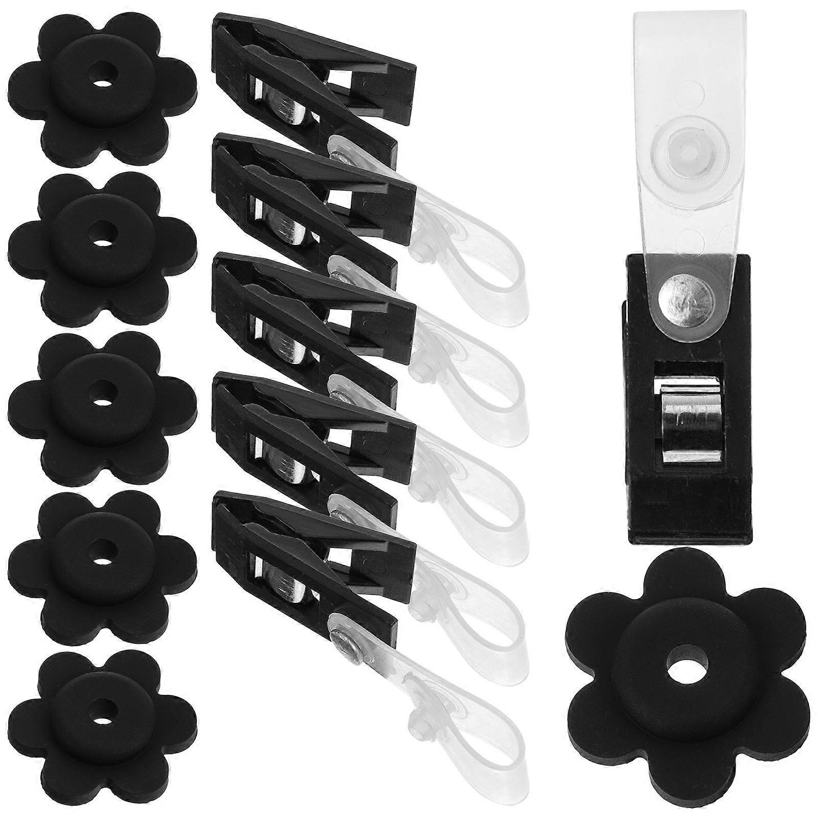 Garden Flag Durable Clip Windproof Hold Flags Securely Outdoor Use 6Set