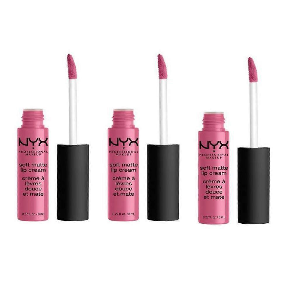 3 x NYX Soft Matte Lip Cream 8ml  - Montreal
