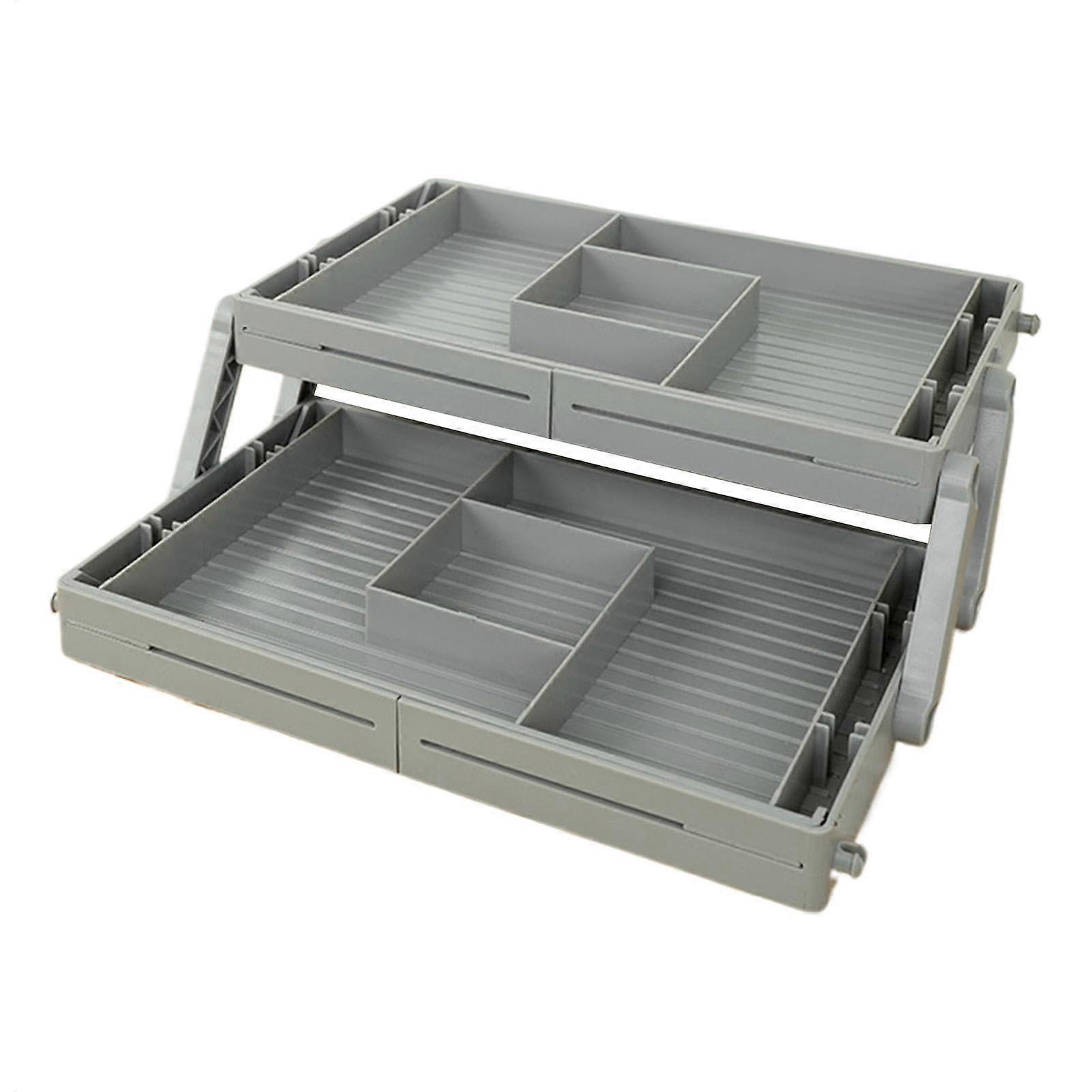 Expandable Desk Drawer Divider, Multi Foldable Design,  for Jewelry, Cosmetics