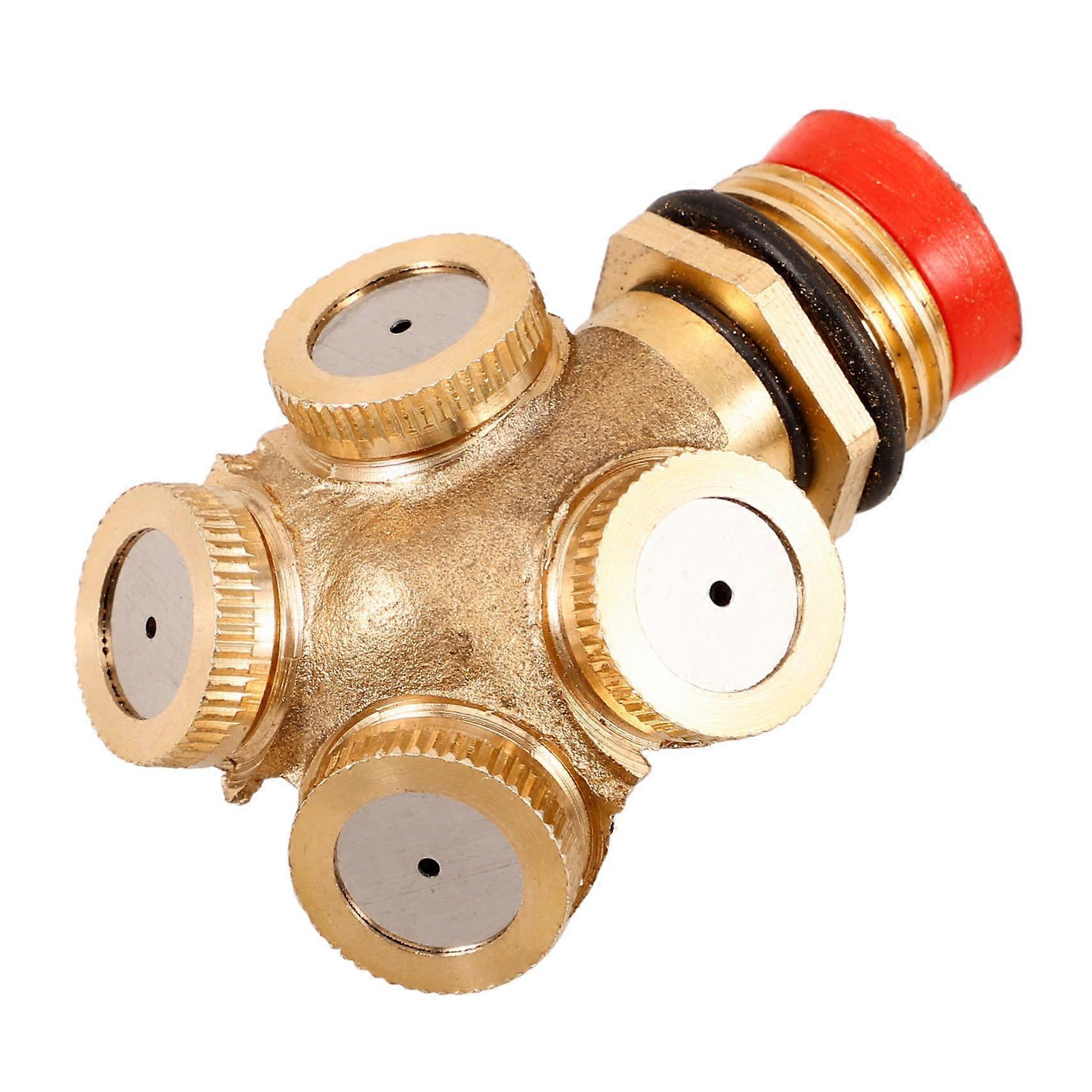 Garden system nozzle head lowpressure mist nozzle for efficient lawn irrigation