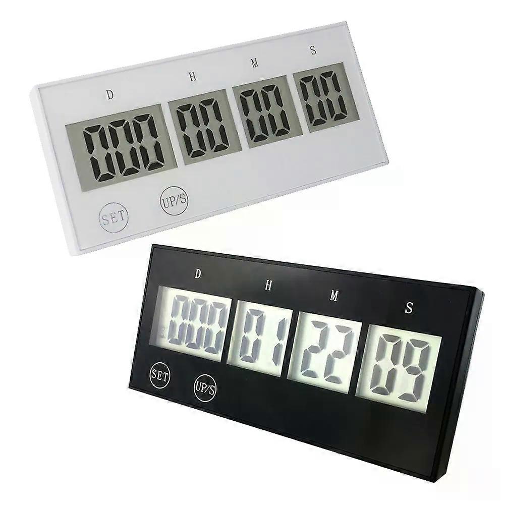 999 Days Digital Countdown Touch Screen Keys Electronic Digital Cooking Timer Multifunctional Lightweight for Home Learning Work
