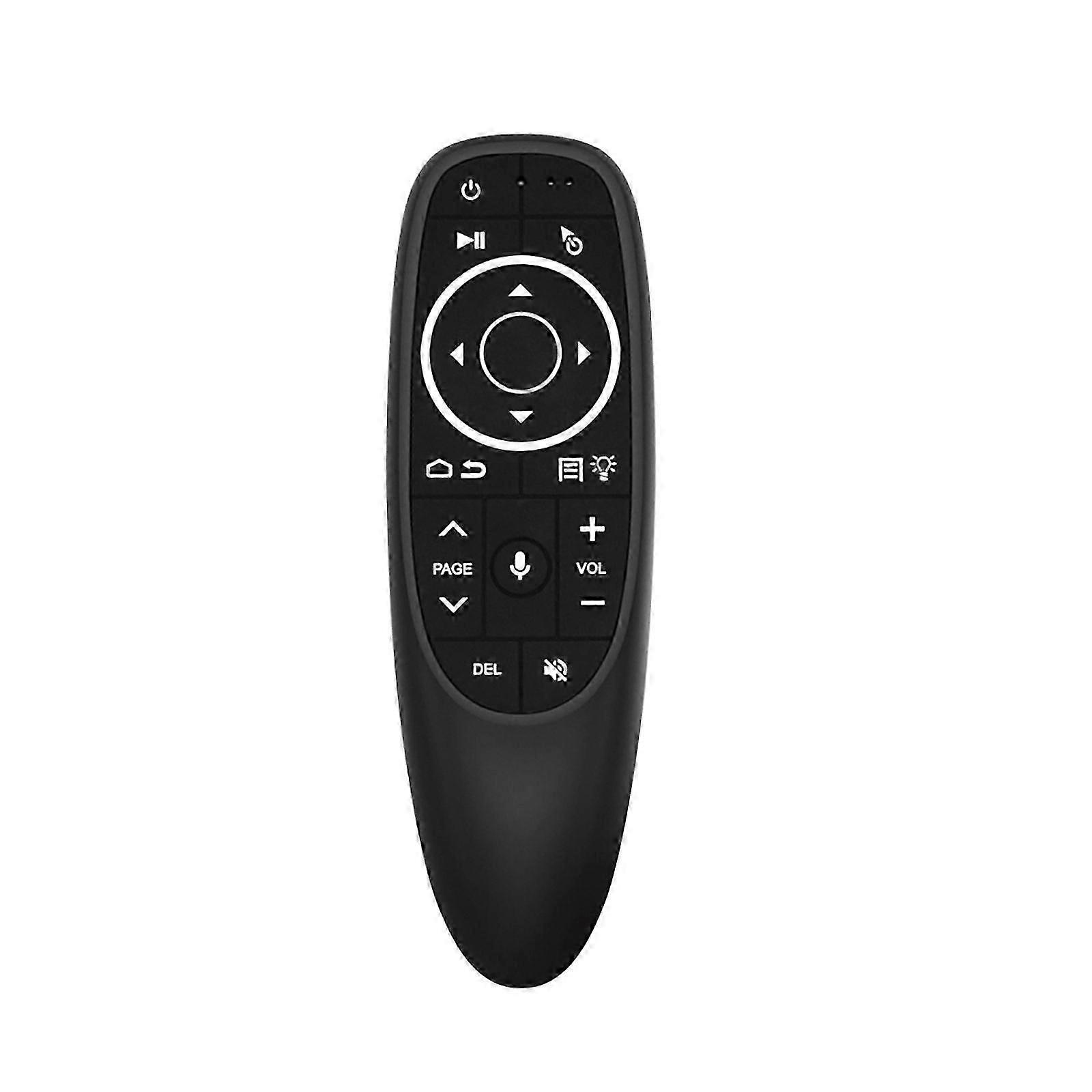 Télécommande vocale IR Gyroscope G10S PRO BT5.0 Souris d’air sans fil rétroéclairée 2.4G pour Android TV BOX X96 H96 MAX T95