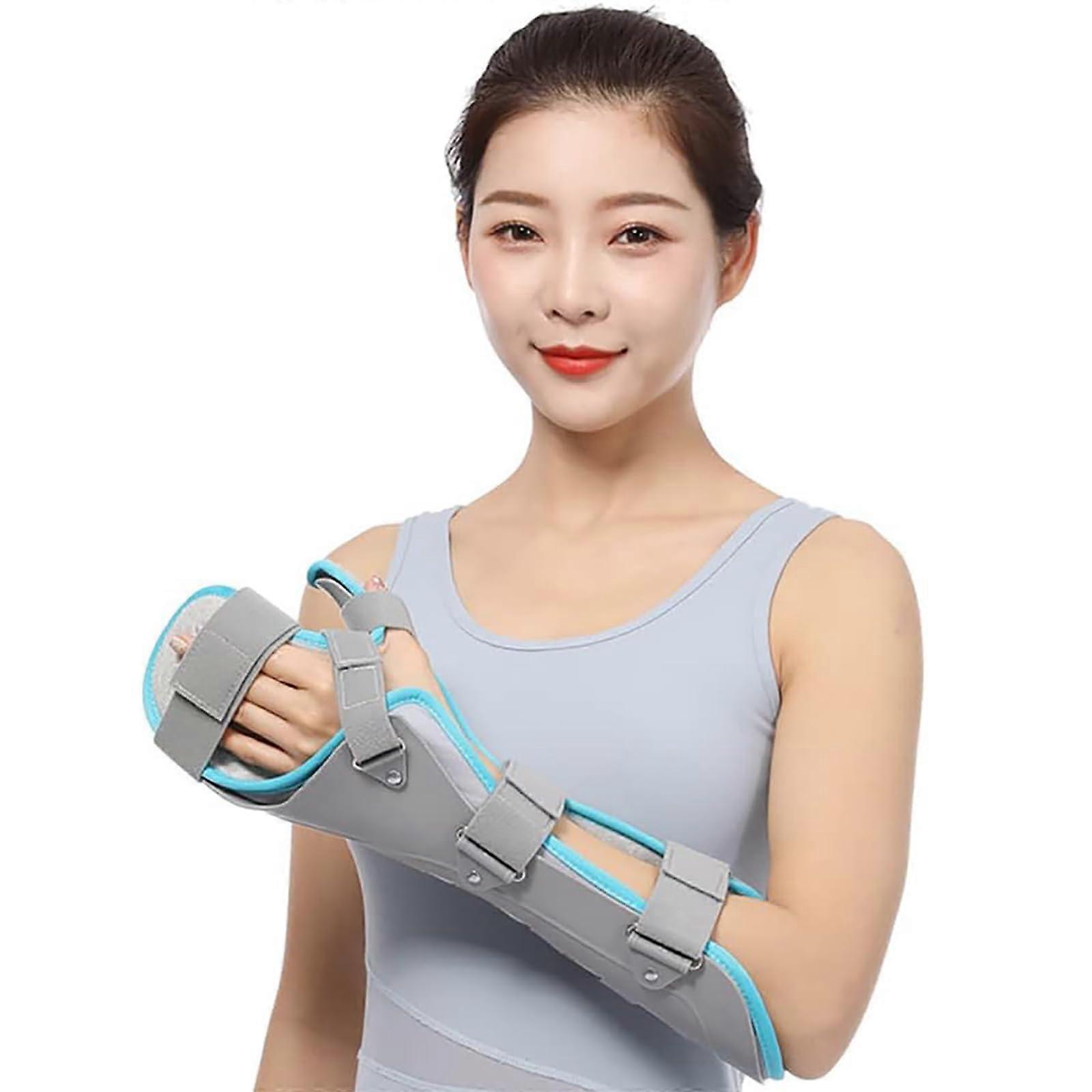 Orthotics for Wrist Support Left Hand, Adjustable Night Splint Immobiliser, Removable Baffle for Pain Relief and Healing