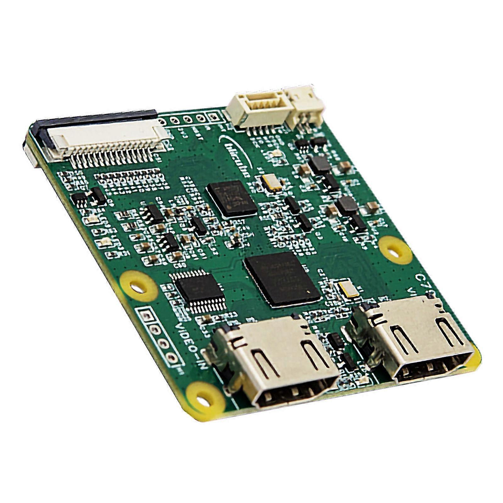 4K@60Hz C792 HDTV To 2 Converter Module With Through I2S Support Development Broad For 5B/4B/3B/CM5 Accessories Multicolor