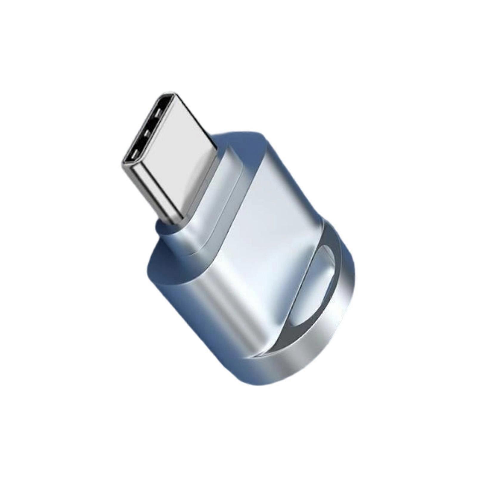Type C TF Card Adapter For Digital Camera Memory Card Reader Adapter Transfer Connector Simultaneously Read For Laptop  Silver