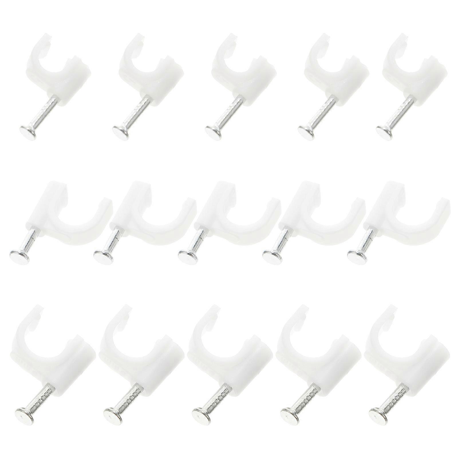 3 Boxes Telephone Cable Clips Each Of Durable Pe Nails Wall Wire Management For Usb Tv And More
