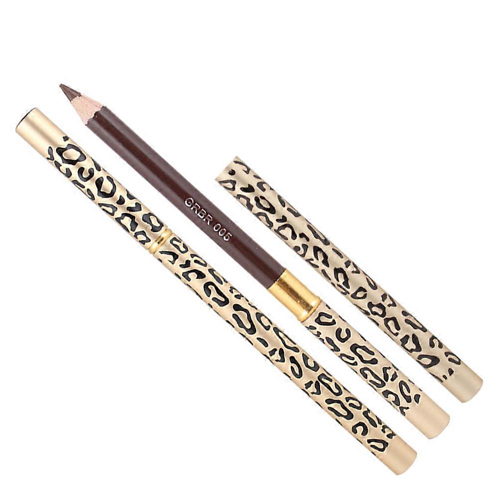 Double Headed Eyebrow Pencil with Brush – Natural Light Coffee Shade, Soft Smooth Application, Portable Professional Makeup Essential for Grooming