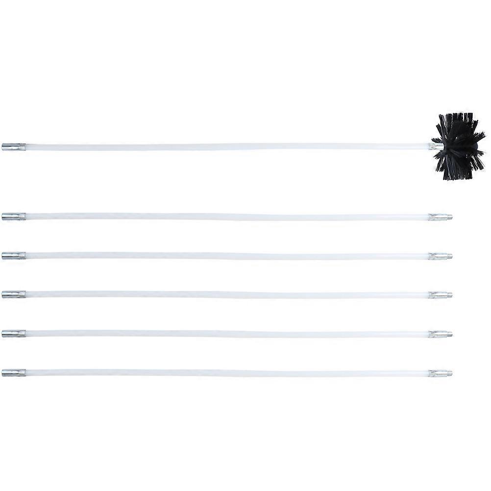 Chimney Maintenance Brush Chimney Cleaning Kit Homeowners Soot Removal 1Set