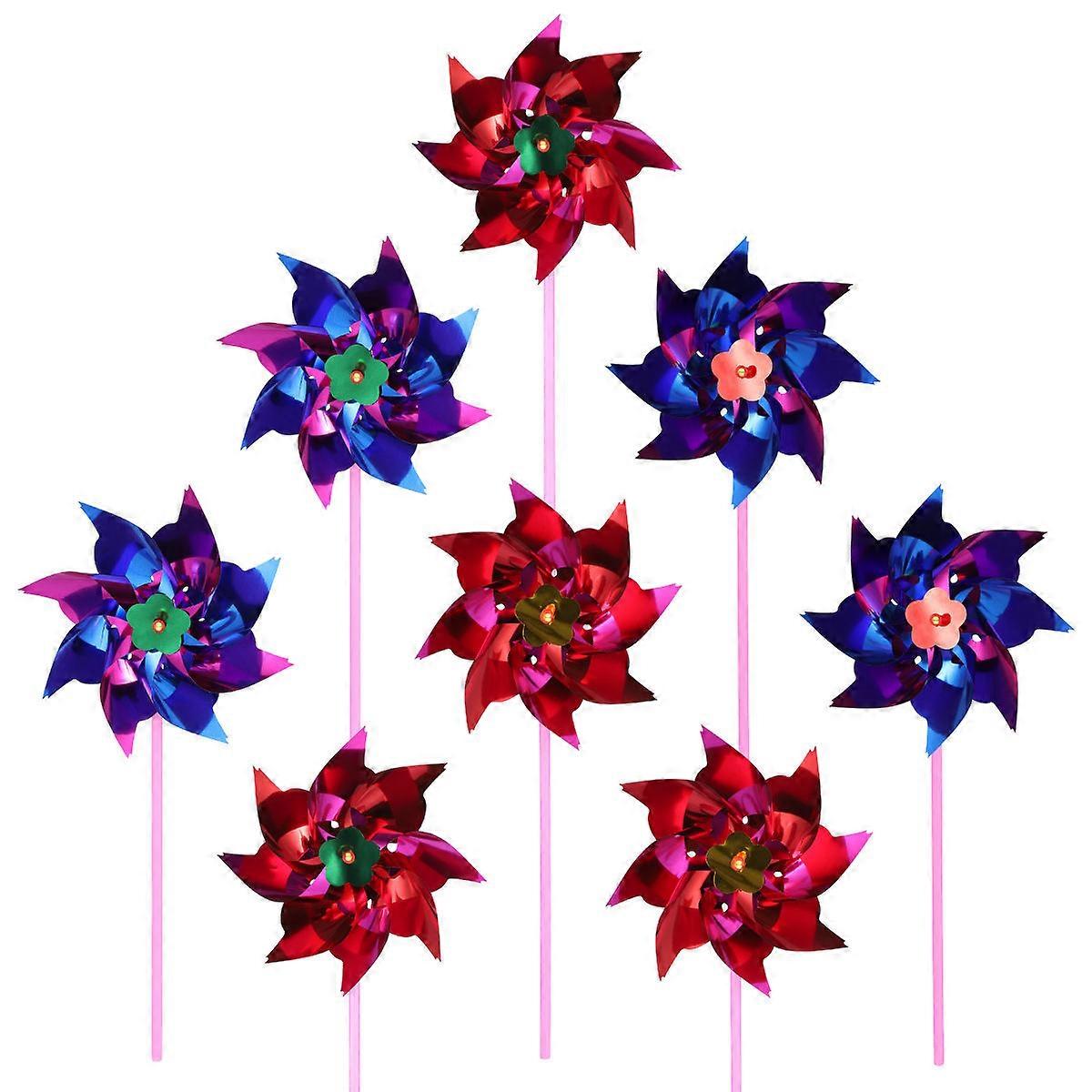 Assorted Color Plastic Pinwheels Set of 20 DIY Windmill Toys for Kids Party and Decorating