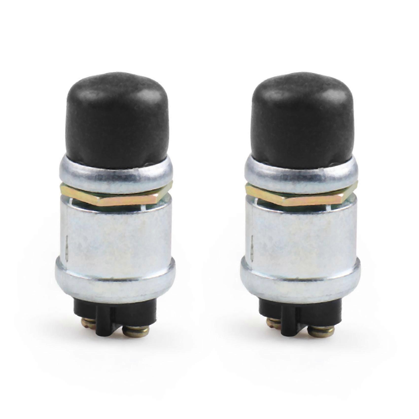2X 12V 50A Waterproof Switch Push Button Cars Boat Track Horn Engine Start