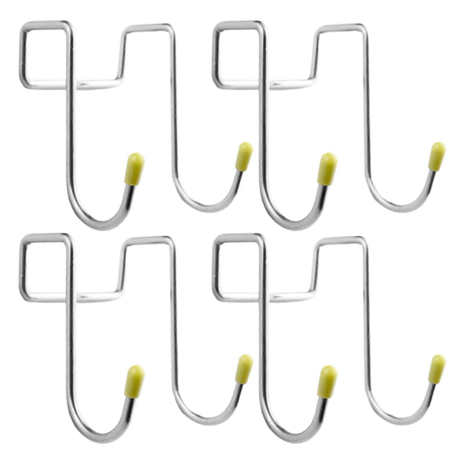 Shook made of stainless steel, 4 x Sshaped brackets for hanging