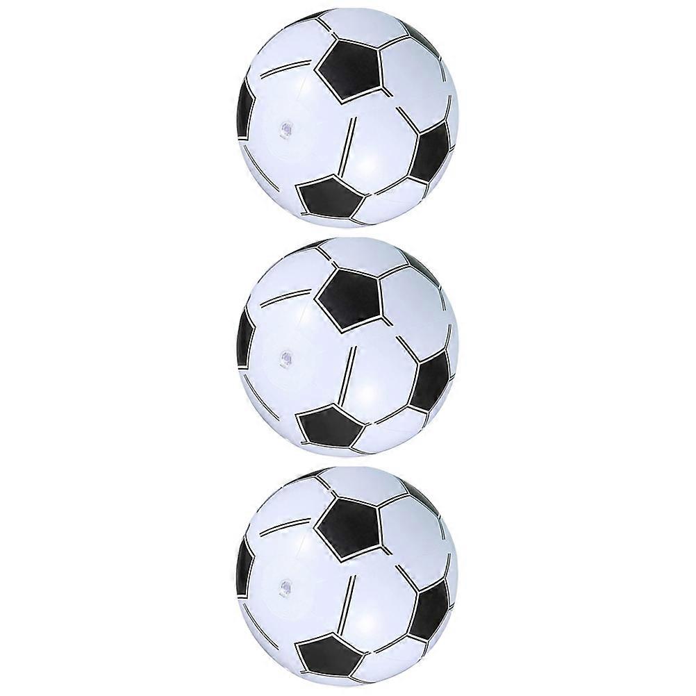 Summer Inflatable Footballs Sports Ball Design For Beach And Swimming Pool Inflatable Toys 3Pcs