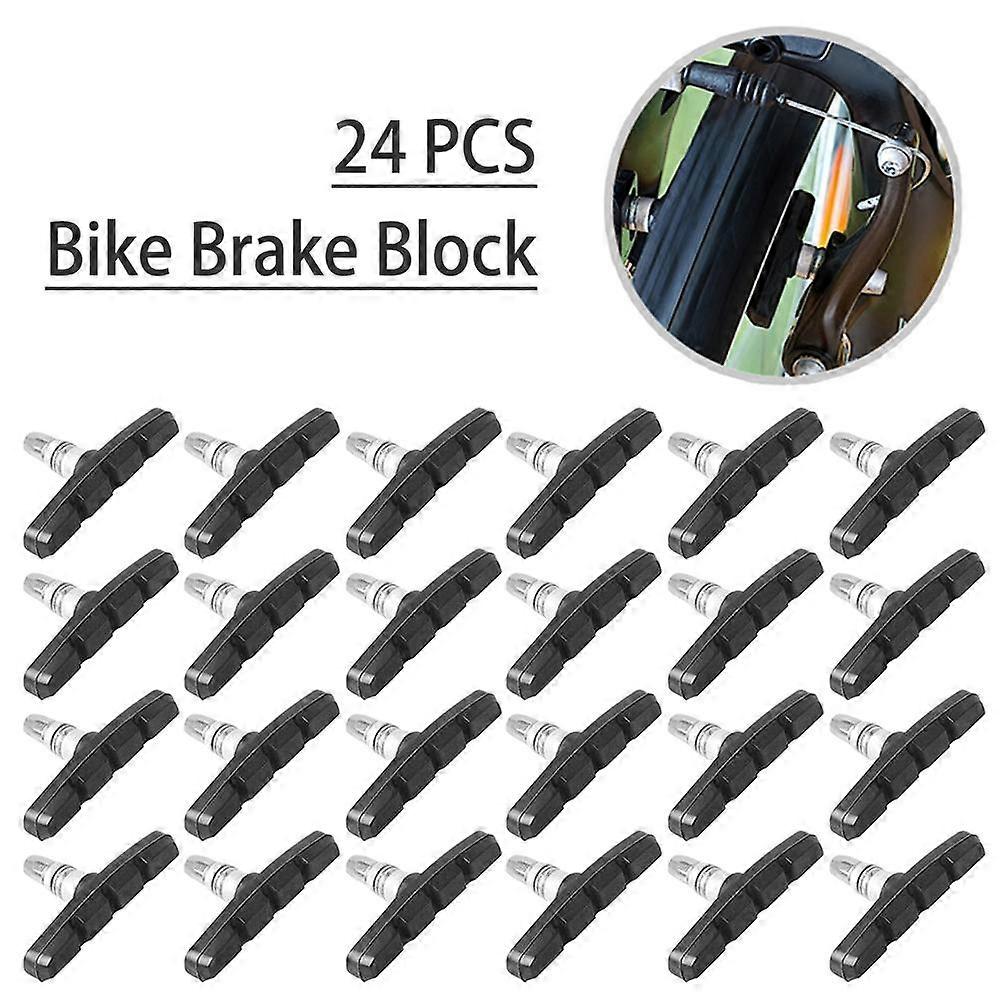 Rubber Brake Pads 12pairs Bicycle Accessories Brake Shoes