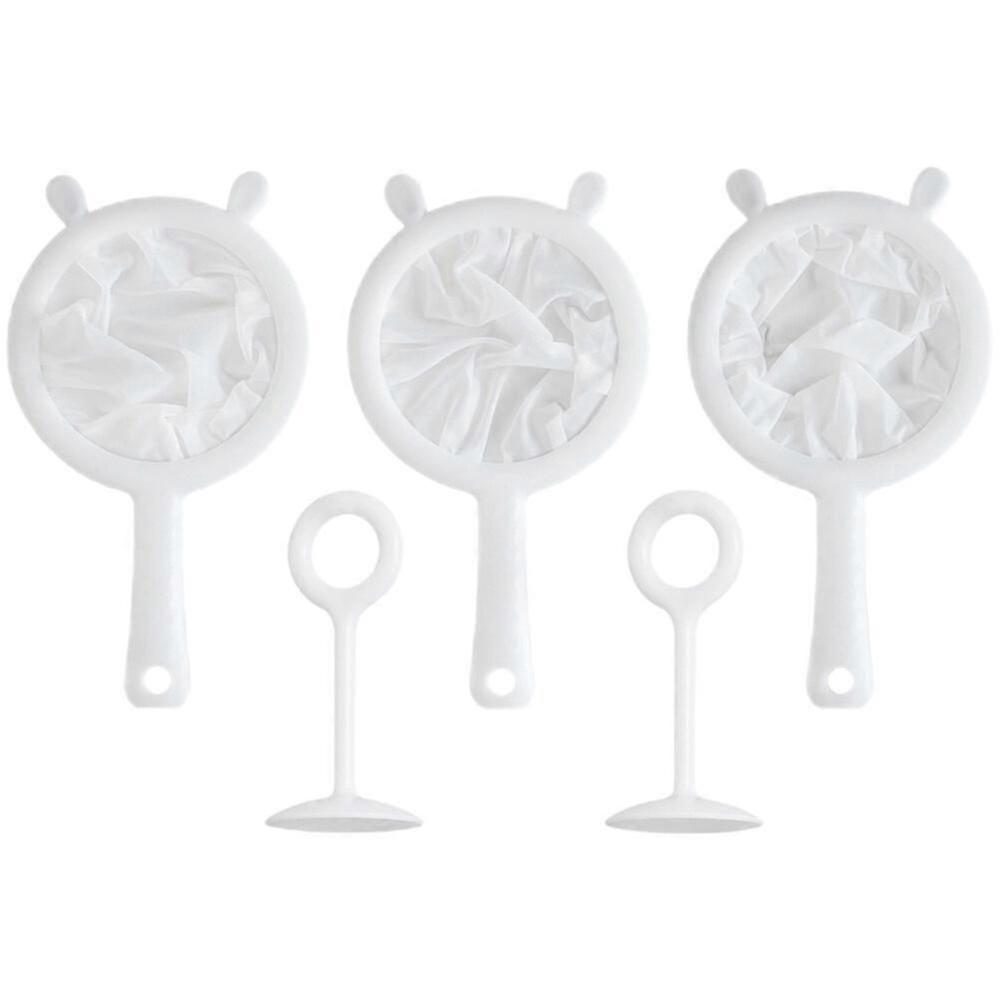 1 Set of Mesh Strainer Multipurpose Soybean Milk Strainer Milk Strainer with Press Tool