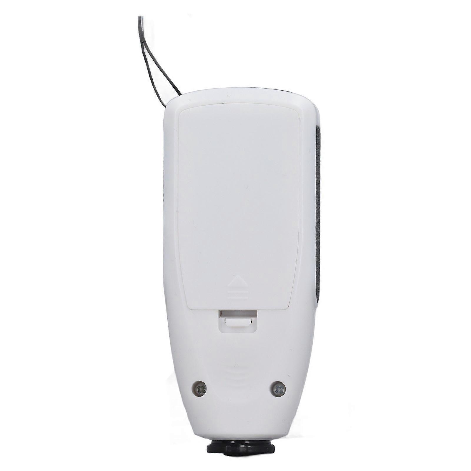 Coating Thickness Gauge 0 to 2000um Range High Accuracy LCD Backlight Display Digital Paint Thickness Meter for Car White