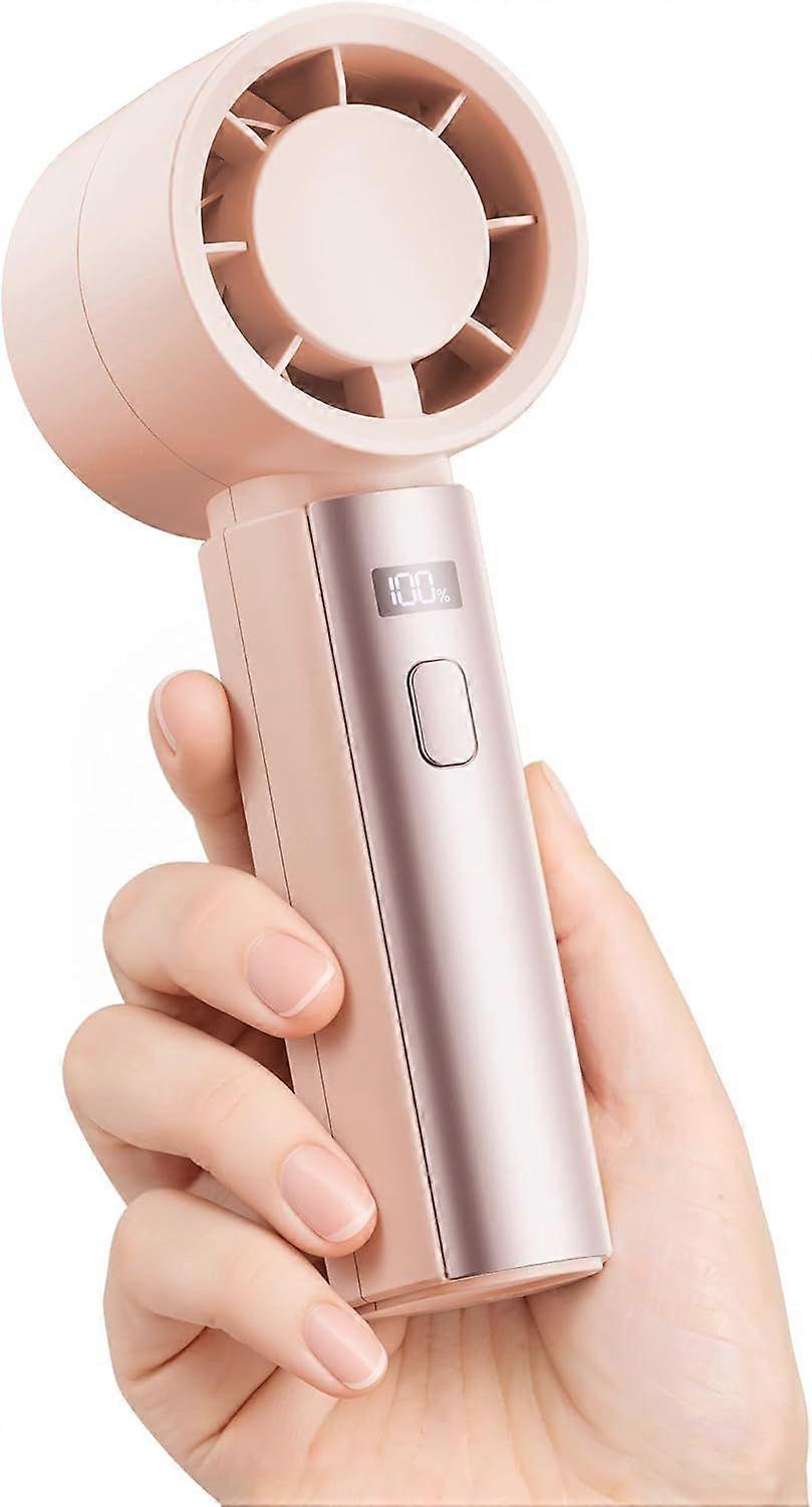 2025 Newest Small Handheld Personal Fan, Powerful High Speed Turbo Cooling