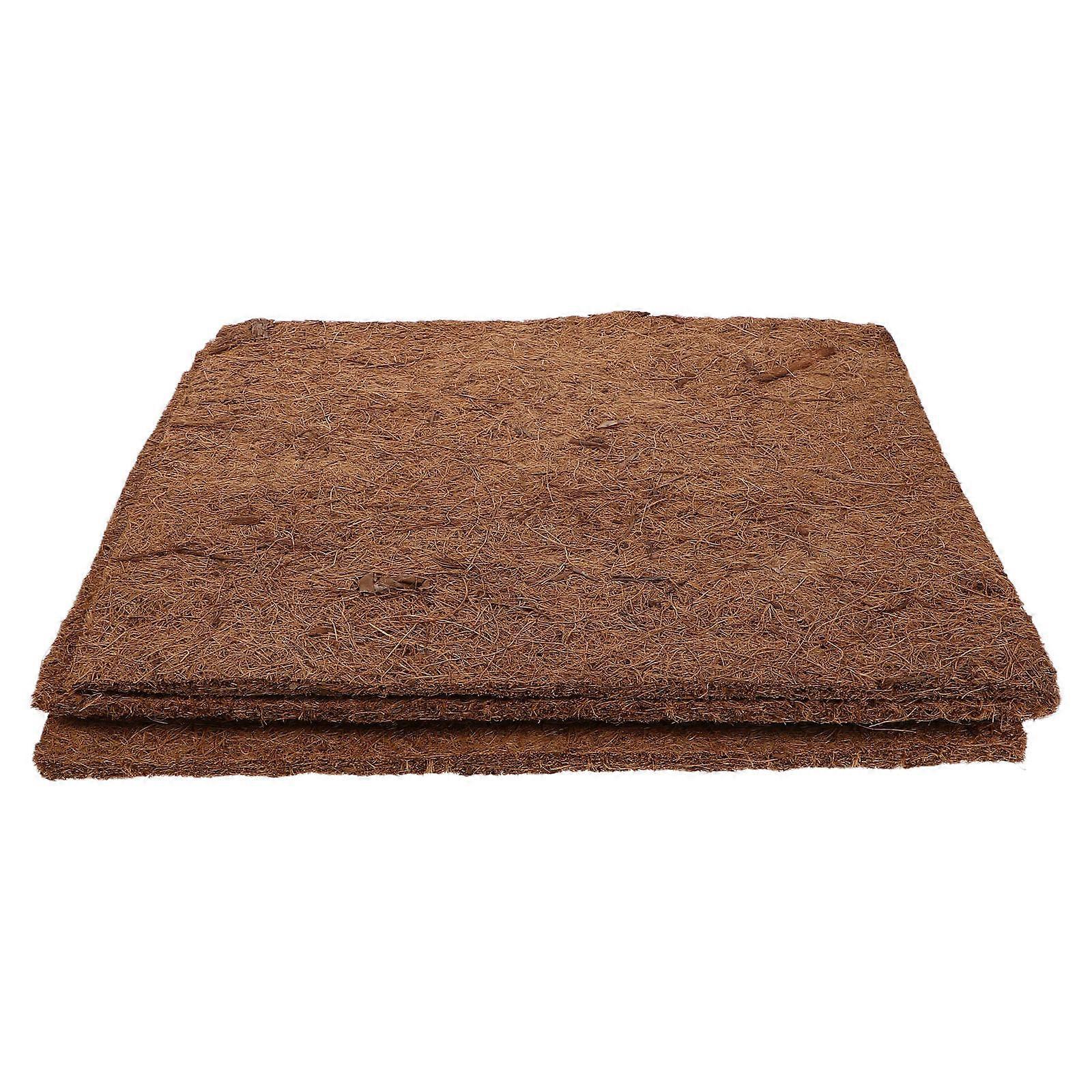 Pet Mats Moisture Retention Hand-Made Mat For Reptile Tank 15.72X15.72X0.39IN Chicken Coop Accessories 4PCS