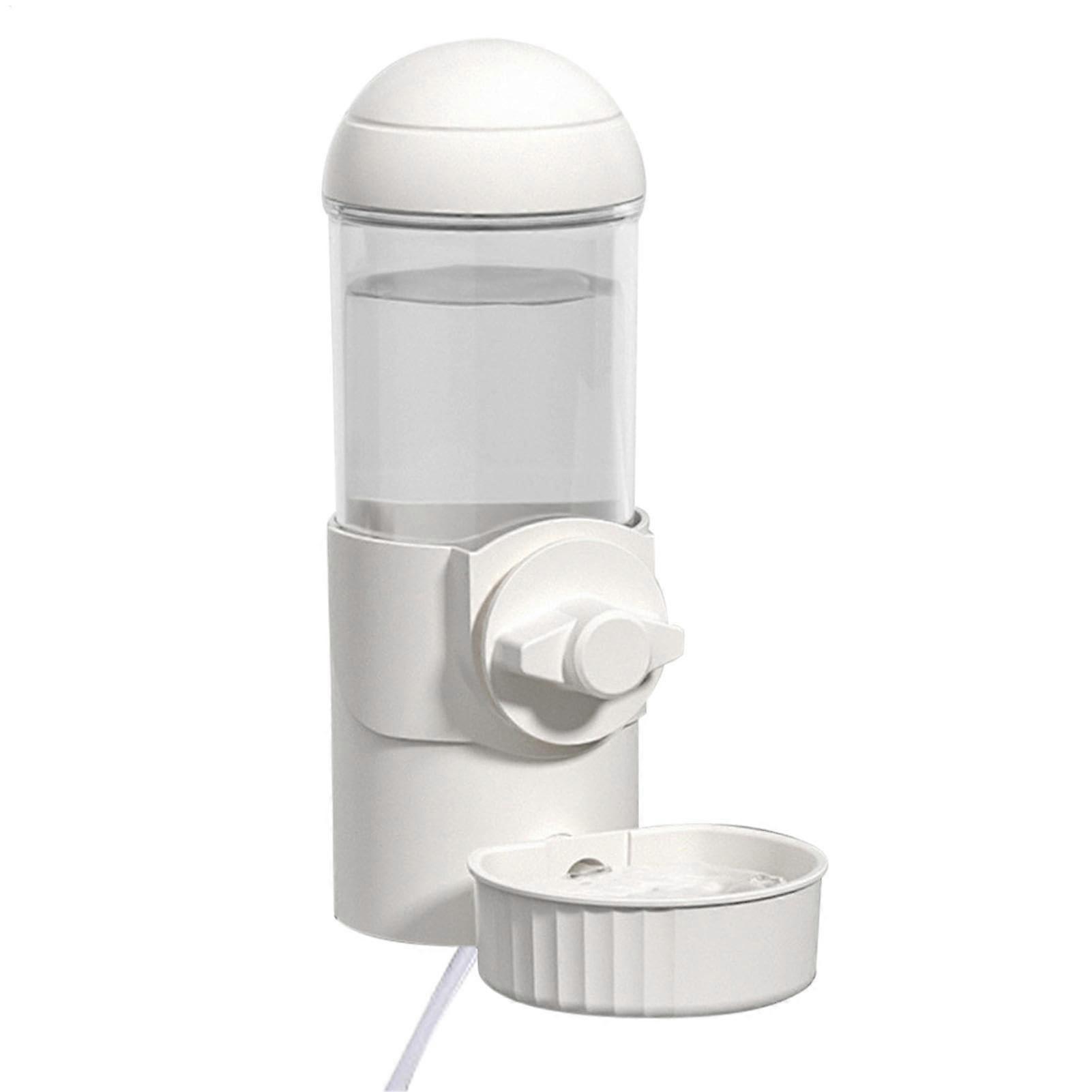 USB Powered Dog Crate Hydration, 500 ml Capacity Pet Dispenser, gray