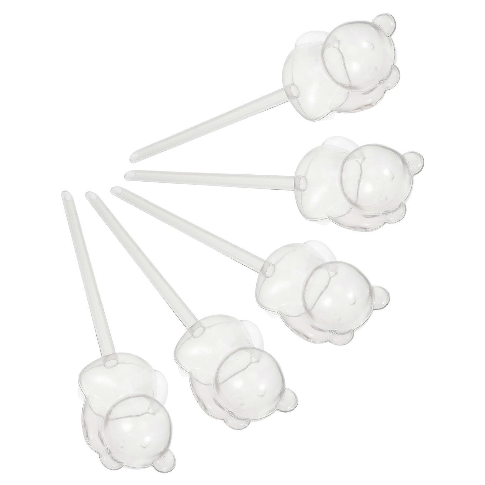 Watering Bulb Automatic Flower Pot Waterer Imitation Glass Gardening Self Watering Bulbs Long Trips PVC Material 5Set